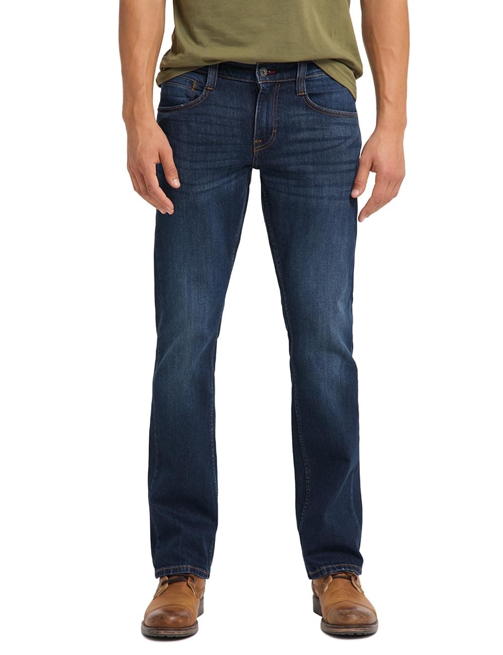 MUSTANG Jeans Herren Stretch Oregon Bootcut Jeanshose Hose Denim Schwarz Blau 30 31 32 33 34 36 38 40 42 44