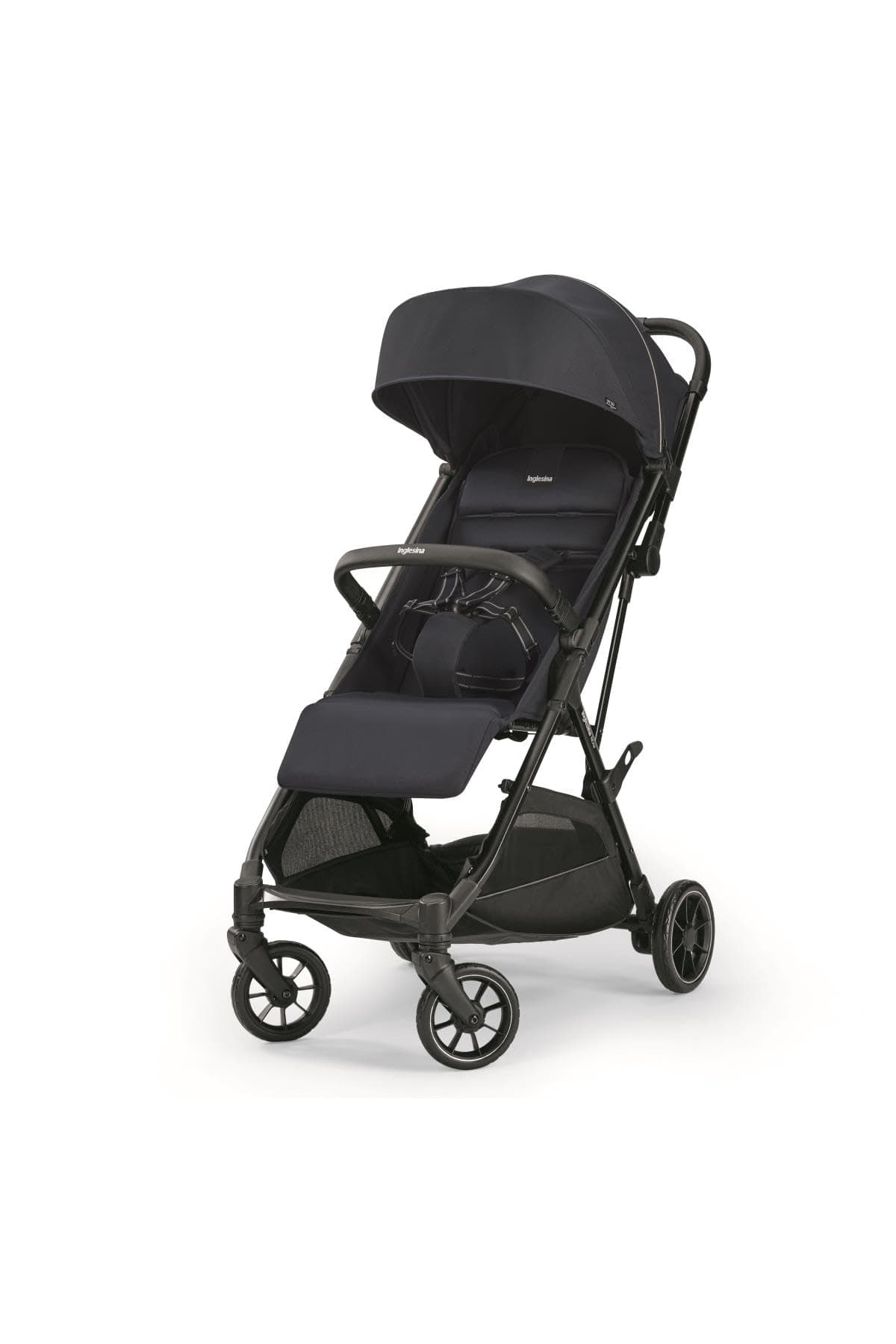 Inglesina NOW Silla de Paseo Compacta Ligera 7,2 kg, Cierre Automático One Touch, Respaldo Reclinable 170°, Capota UPF 50+, desde el Nacimiento hasta 22 kg, Splash Blue