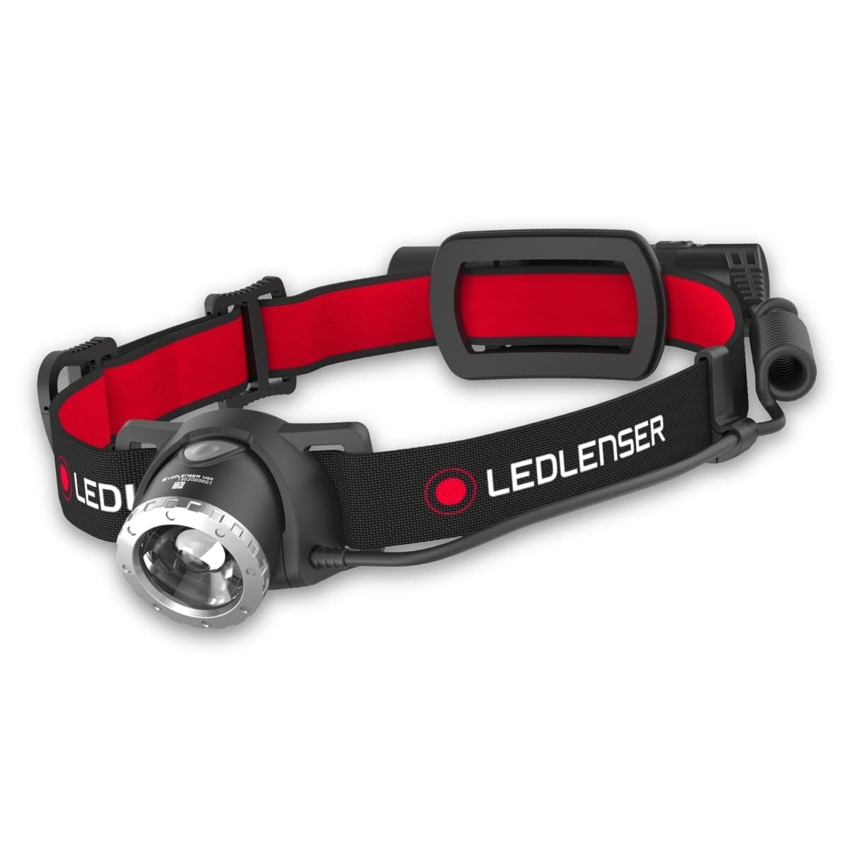 Ledlenser H8R Linterna frontal recargable LED, Batería 18650 600 Lumens Linterna frontal super brillante, con luz trasera de lectura, Carga USB, Enfocable, Ideal linterna de trabajo, equipo de camping