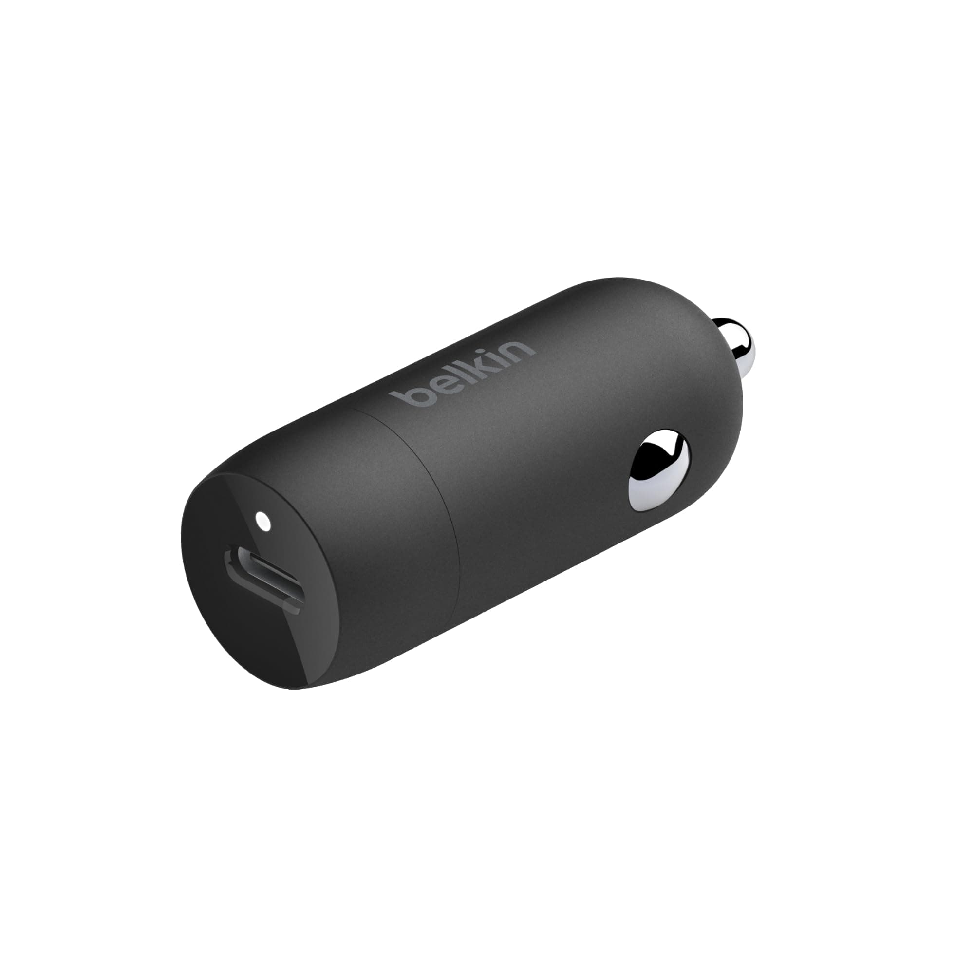 Belkin Chargeur de voiture BoostCharge 30 W, chargeur voiture allume-cigare, port USB-C Power Delivery, compatibilité universelle, pour iPhone 16/15/14, Galaxy S24/S23, Pixel, Sony, iPad, tablettes