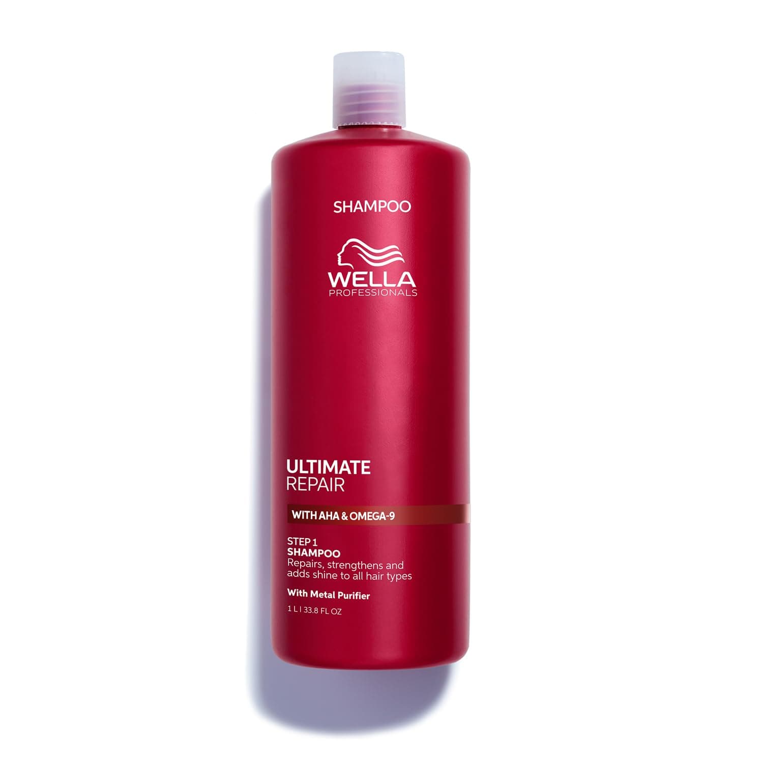 Wella Professionals ULTIMATE REPAIR Shampoo, Shampoo Professionale Rimuove le Impurità e Ricostruisce i Capelli, Per Tutti i Tipi di Capelli Danneggiati