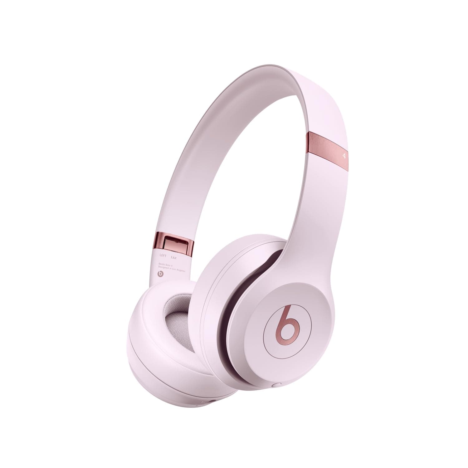 Beats Solo 4 - Auriculares Wireless Bluetooth on-Ear, compatibles con Apple y Android, con hasta 50 Horas de batería - Rosa algodón