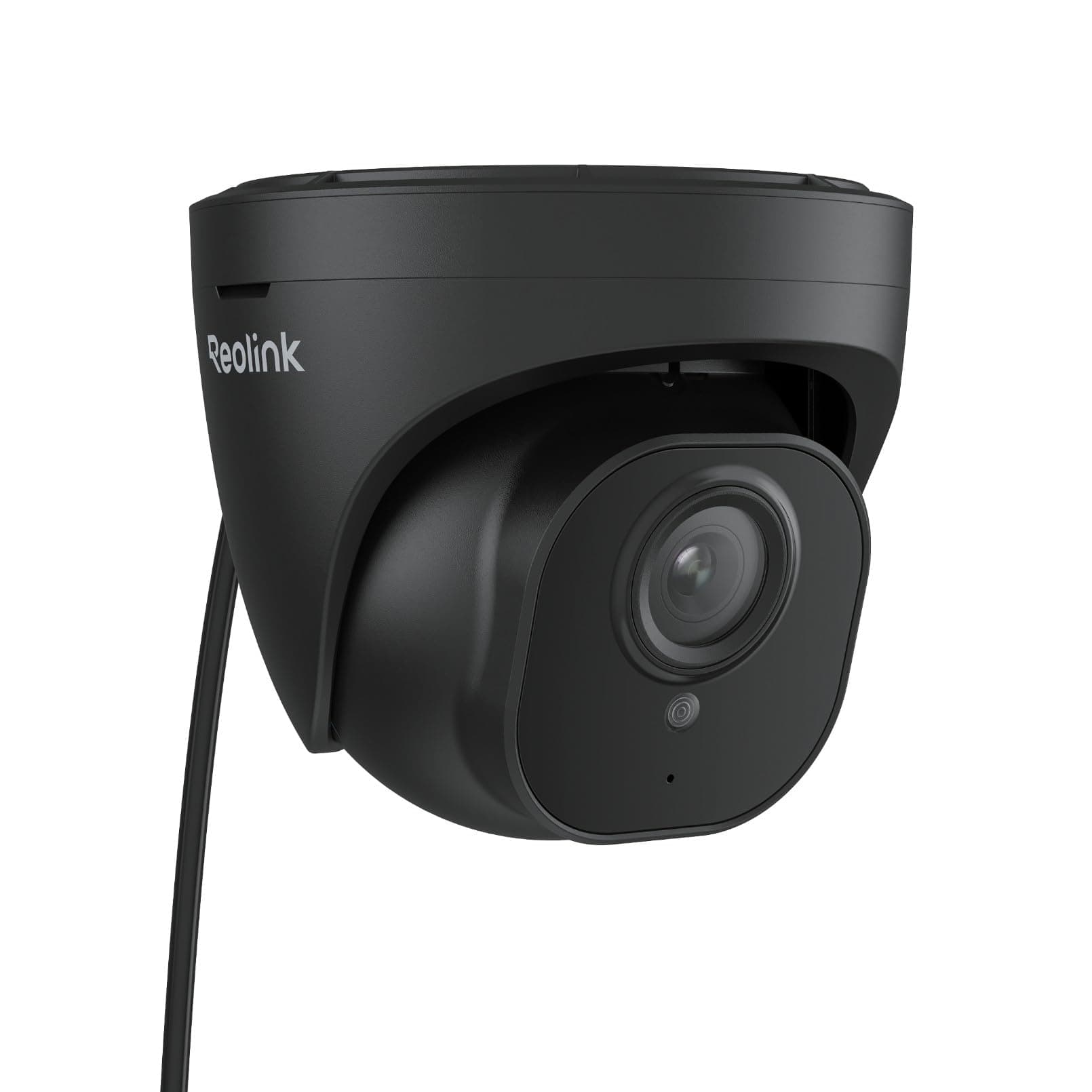 Reolink 5MP PoE Camara Vigilancia Exterior con Detección Personas/Vehículos IP Domo Cámara Seguridad IP67 Impermeable, Grabación de Audio, con Ranura para Tarjeta SD RLC-520A Negro