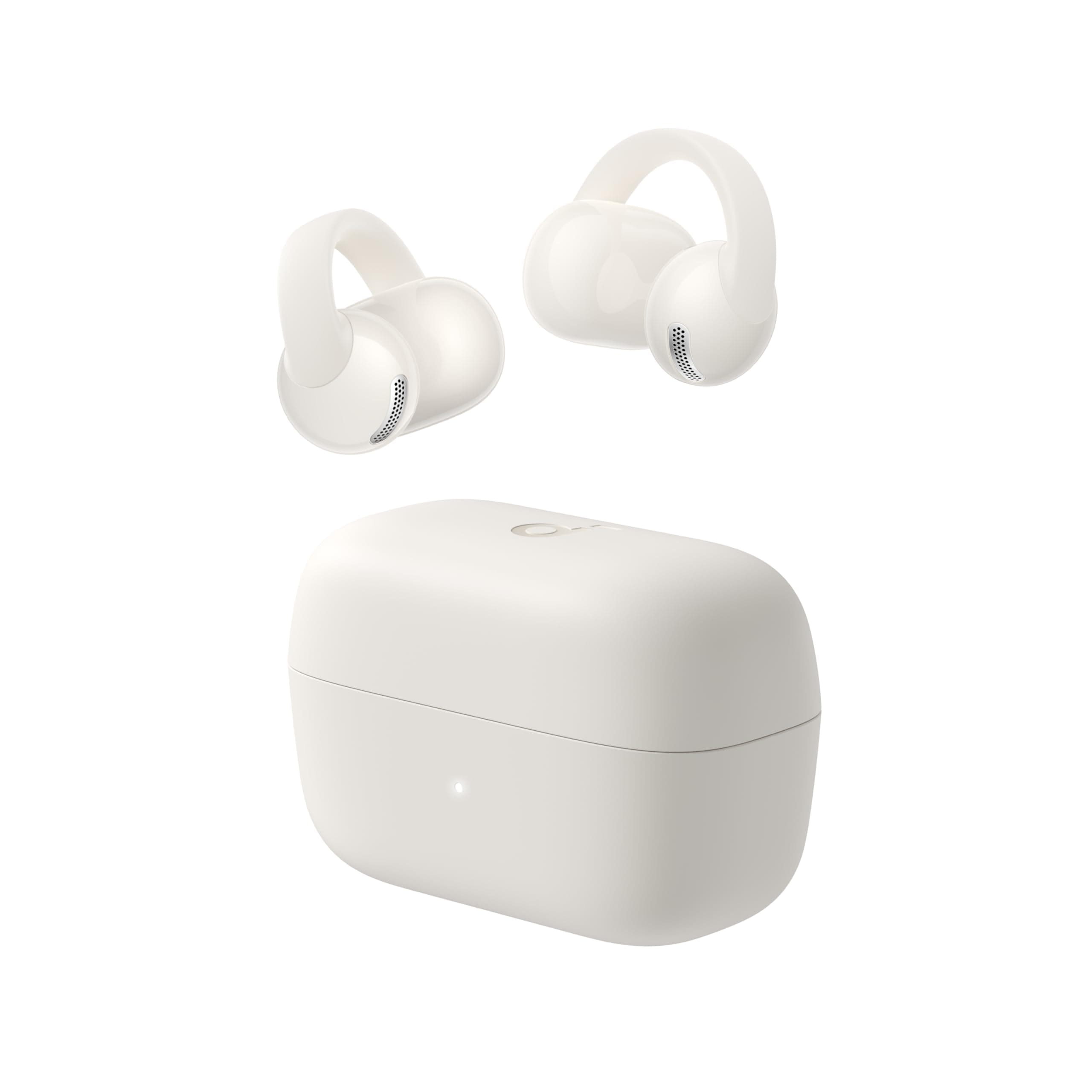 soundcore C50i by Anker, Open-Ear Kopfhörer, Clip-On Earbuds, Ultra-bequem, Open-Ring Design, 12mm Treiber für kraftvollen Bass, klare Anrufe mit KI, KI-Echtzeit-Übersetzung, fester Halt, Hi-Res, IP55