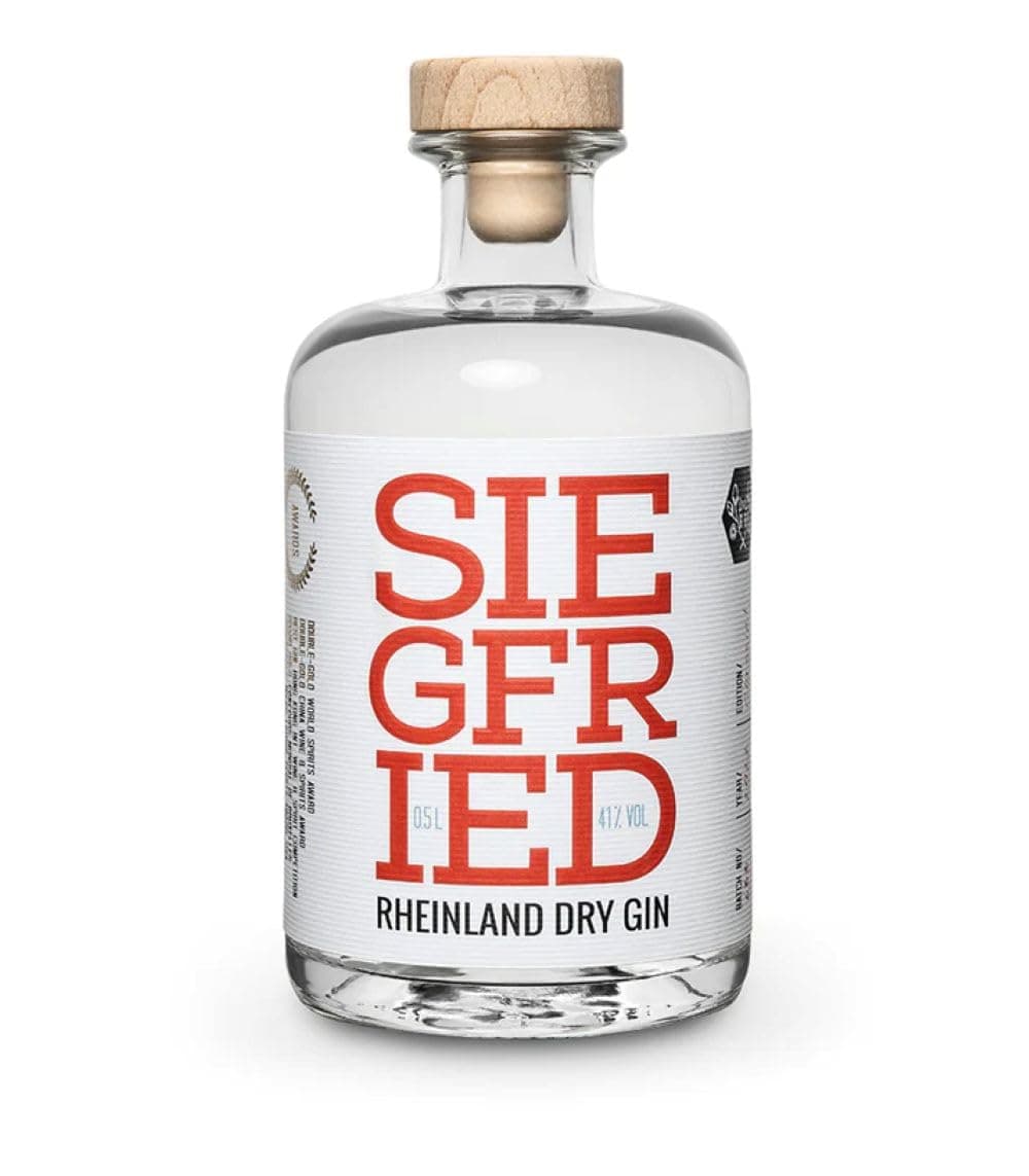 Siegfried Rheinland Dry Gin | Weltweit ausgezeichnet | Micro-batch mit 18 Botanicals | Regionalität und Weltklasse | 41% | 500ML