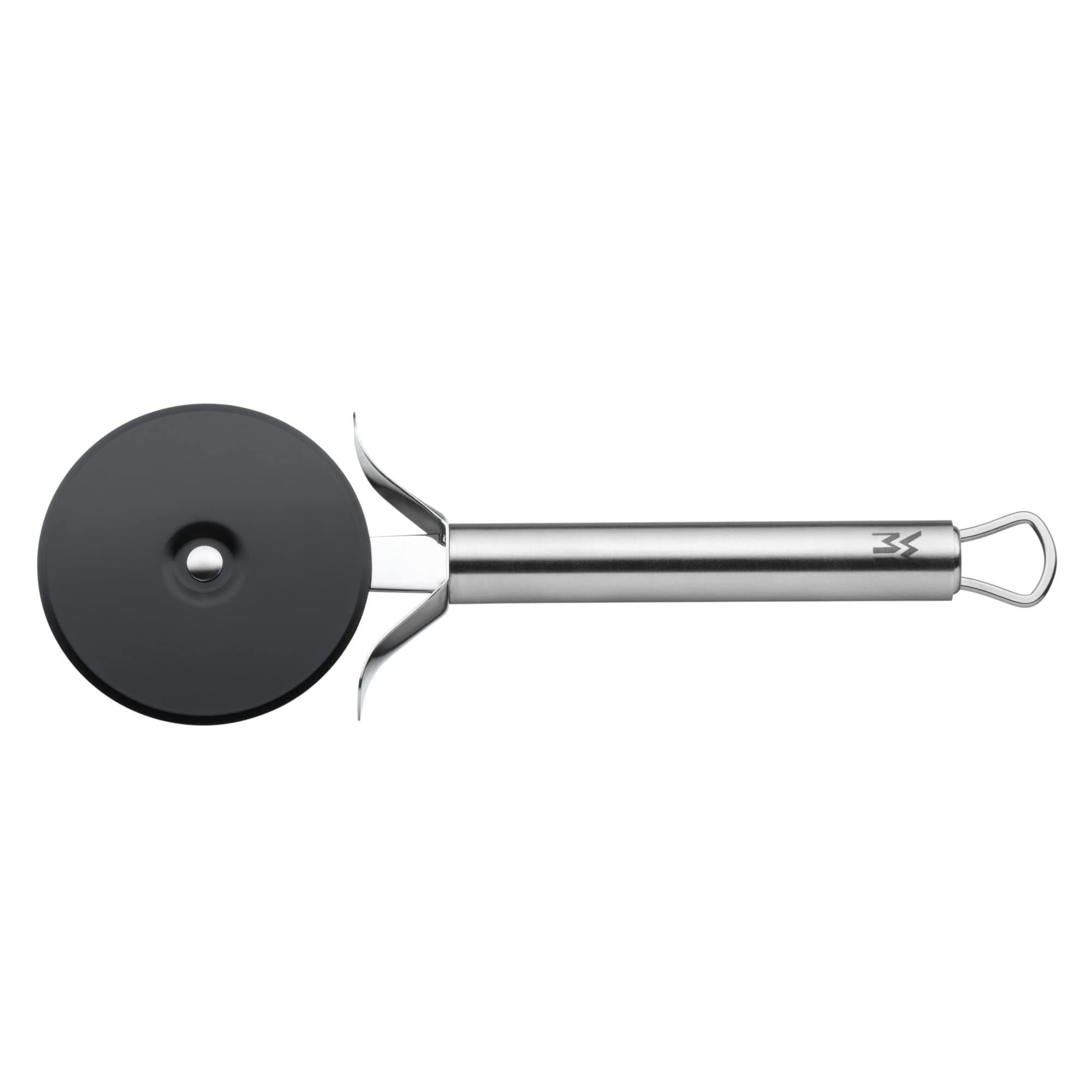 WMF Profi Plus Pizzaschneider 19,8 cm, Teigrad beschichtet, Pizzaroller, Pizza Cutter, Cromargan Edelstahl teilmattiert, spülmaschinengeeignet