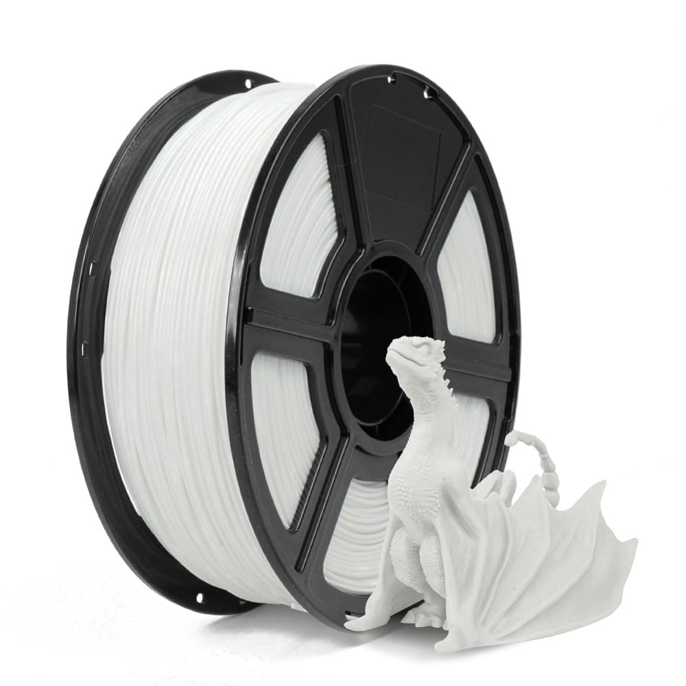 FLASHFORGE ASA 1,75mm 3D-Drucker-Filament, UV-bestndig, 0,02mm genau, fr Funktionsteile im Freien (Wei)