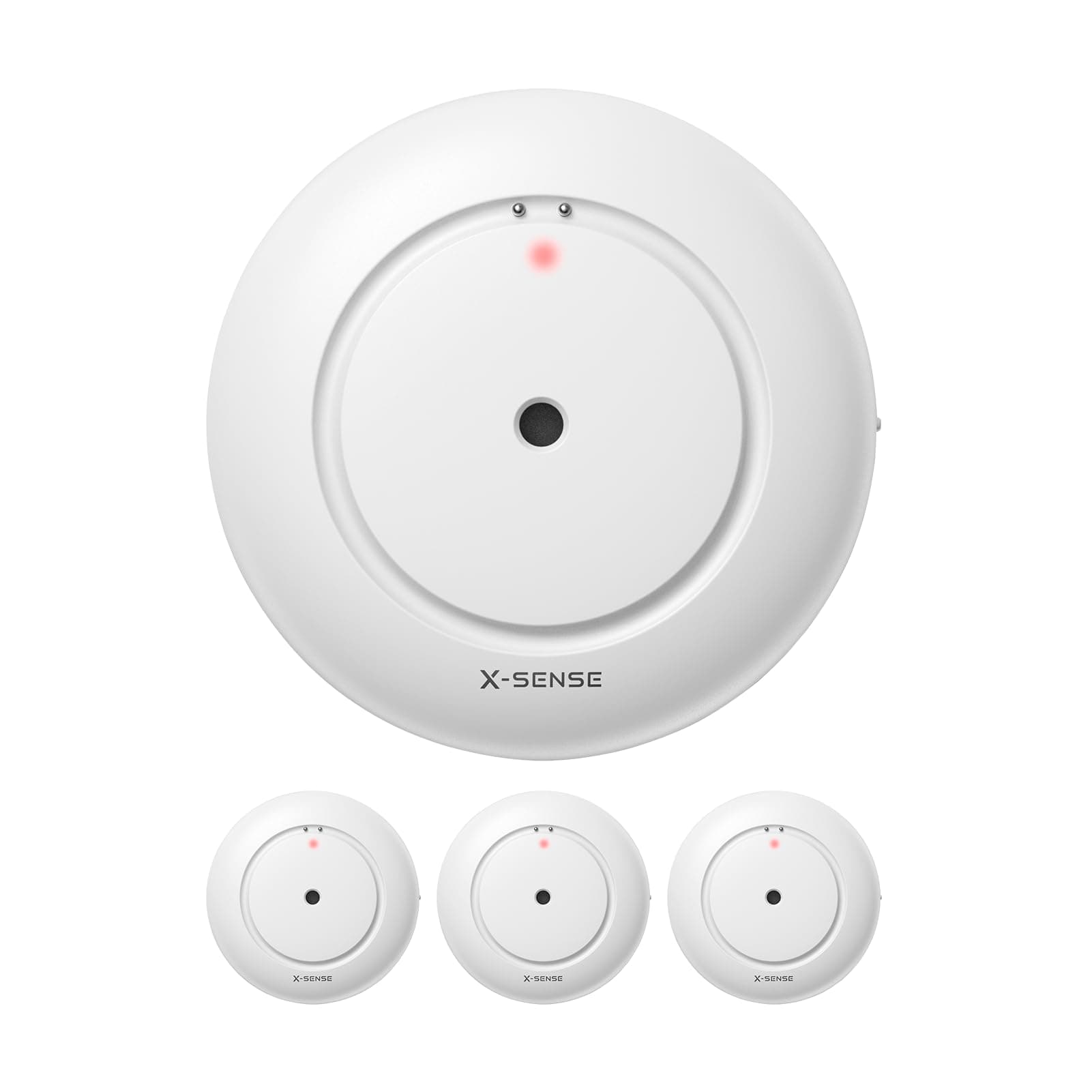 X-Sense Wi-Fi Wassermelder mit Batterie, Wassersensor IP66, WLAN-Wassersensor, EIN Zubehörteil für das SWS54-Wassersensor-Kit, Einzelverpackung, Modell SWS51, 3 Stück