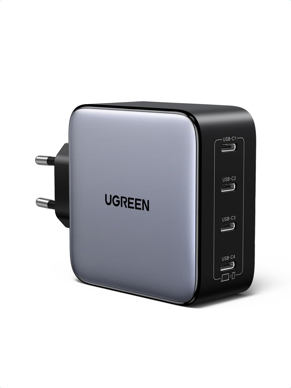 UGREEN Nexode 100W Prise Chargeur Quadruple USB C Charge Rapide Tech GaNInfinity Compatible avec iPhone 17 Pro Max Air 16 Plus 15 14 13 12 Pixel 9 8 Galaxy PPS 45W S25 S24 A15 iPad MacBook Pro Air