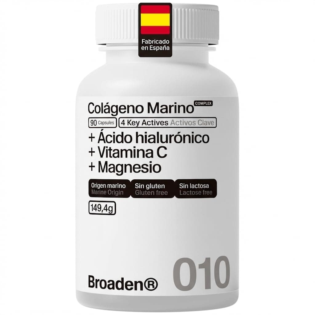 180 Cápsulas Colágeno Marino Hidrolizado COMPLEX con Ácido Hialurónico + Vitamina C + Magnesio (180 Cápsulas)