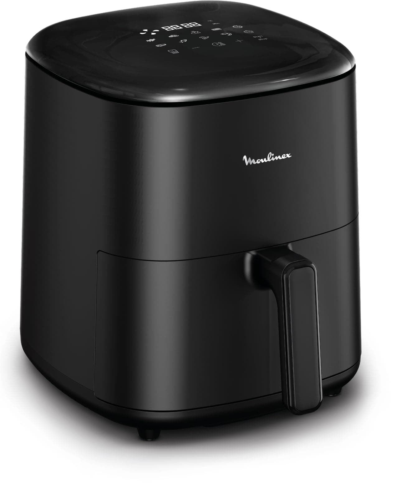 Moulinex Friteuse sans huile, Capacité XL 5L, Jusqu'à 6 personnes, 10 Programmes automatiques, Air Fryer, Ecran tactile digital, Gain de temps et d'énergie, Easy Fry Max, EZ245820
