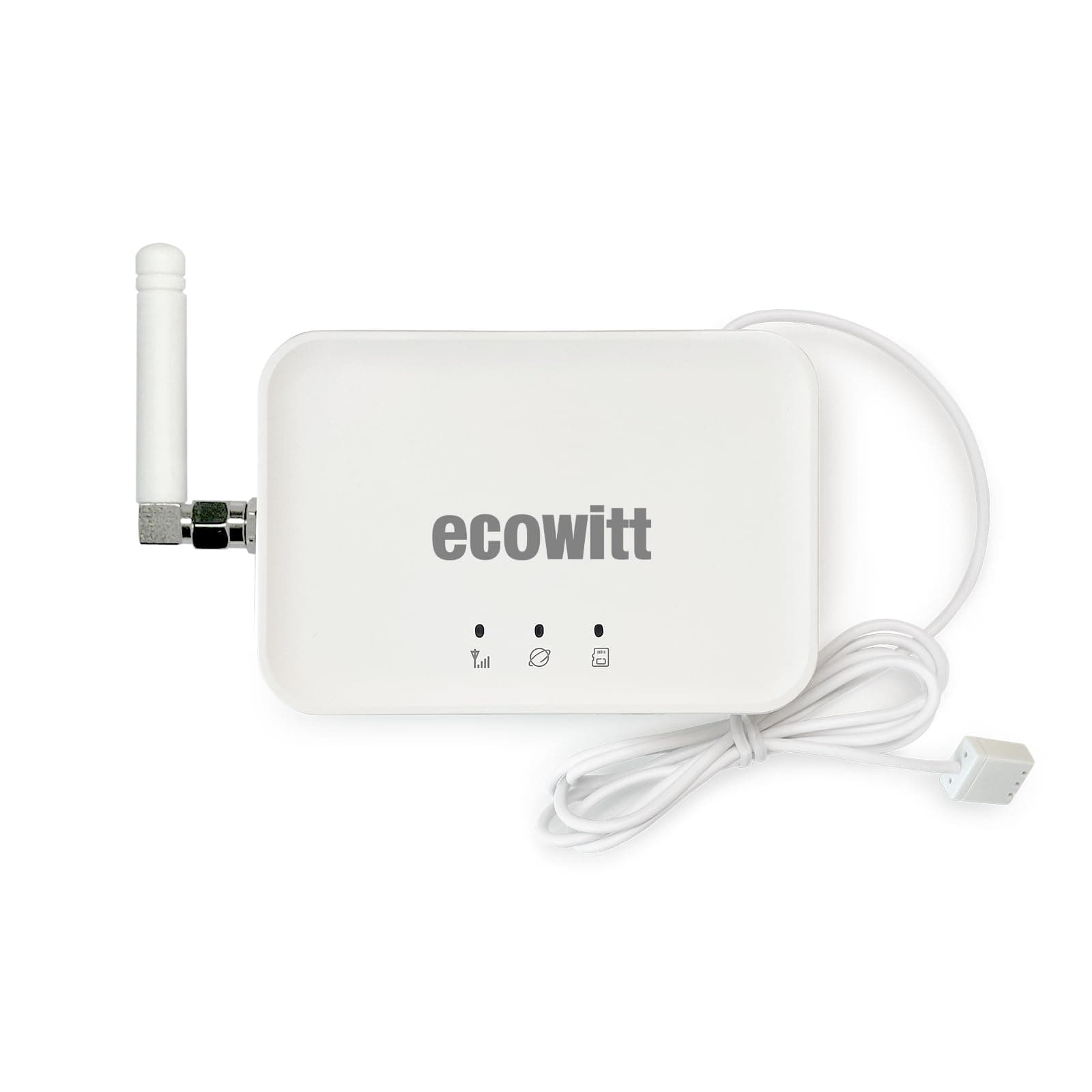 Ecowitt Gateway GW3000 para estación meteorológica con sensor exterior, sensores interiores 3 en 1 incorporados, asistente meteorológico para casa, interfaz WIFI/ethernet con puerto para tarjeta SD