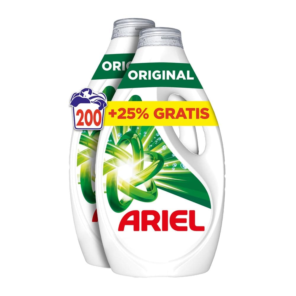 Ariel Detergente Líquido Original 1 Lavados (4 x 2250 ml)