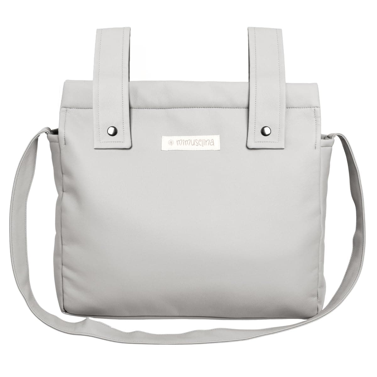 MIMUSELINA Bolso Carro Bebe | Pañalera Bebe organizador para silla paseo con gran capacidad | Bolso Maternidad Elegante y Práctico | Hecho en España