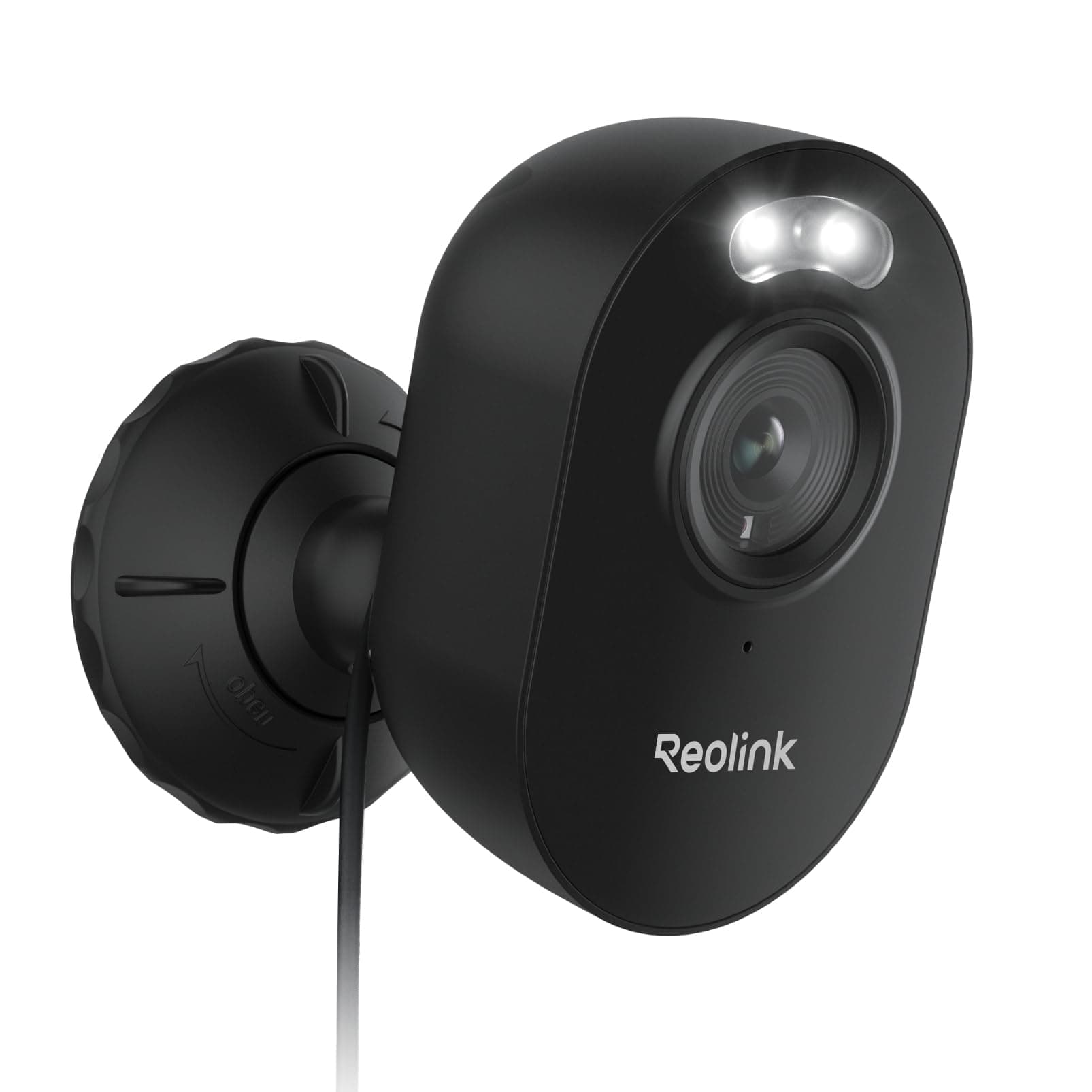 Reolink Lumus-2K 4MP Überwachungskamera mit Spotlights, 2,4/5GHz Dualband WLAN, Plug-in, smarte Person/Fahrzeug/Tiererkennung, Sofortwarnungen, Echtzeit-Gespräch, Schwarz