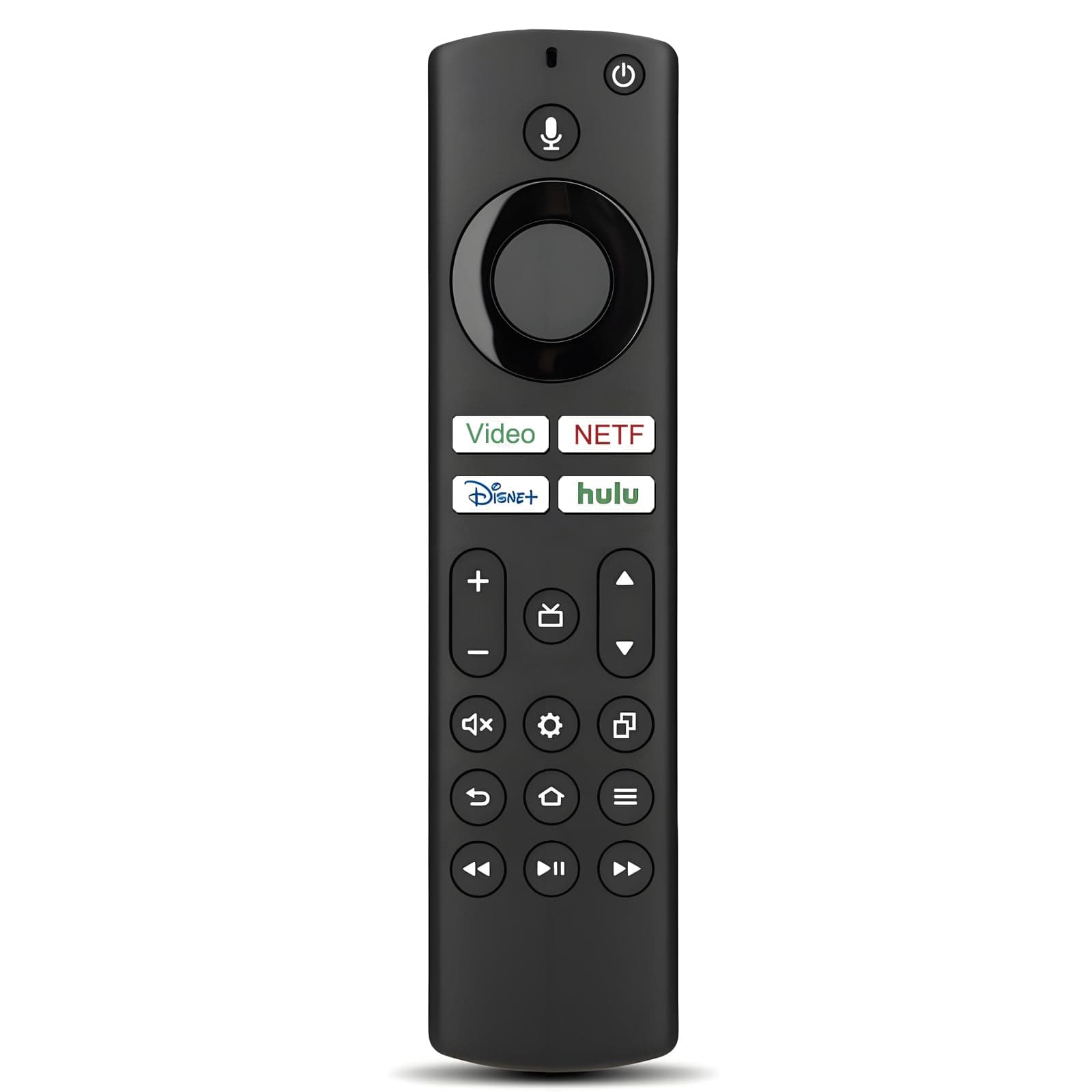 Telecomando di sostituzione per tutte le serie Fire, TV Stick (HD, 4K, 4K Max, Lite), TV Cube e Omni, Insignia, Toshiba, Smart TV, con controllo vocale