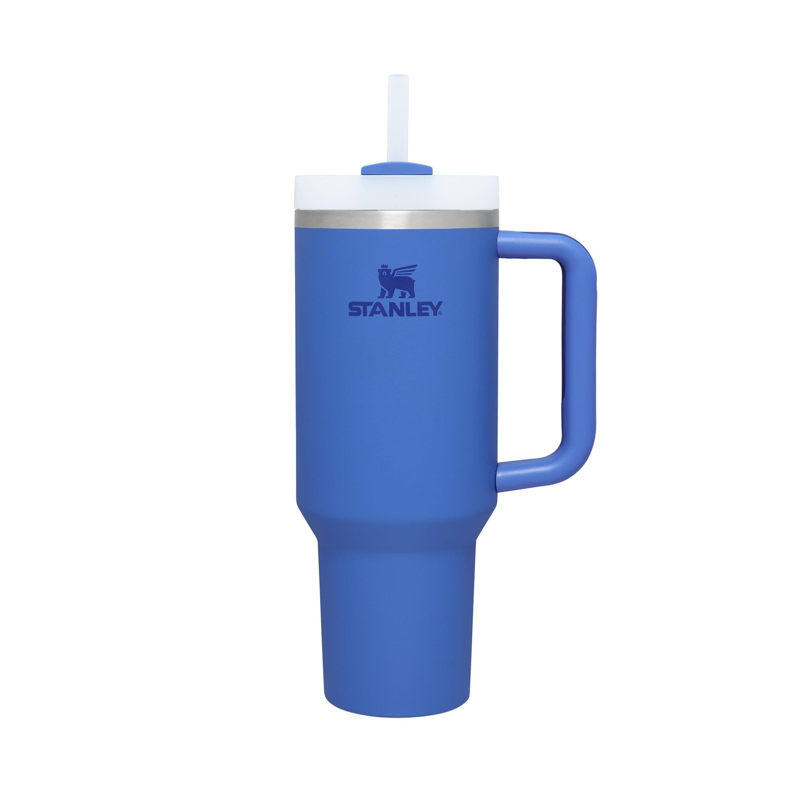 STANLEY Quencher H2.0 FlowState Tumbler 1.2L - Termo Conserva el Frío 11 Horas - Helada Durante 48 Horas - Botella Agua Acero Inoxidable - Taza Termica - Vaso Termico Sin BPA - Iris