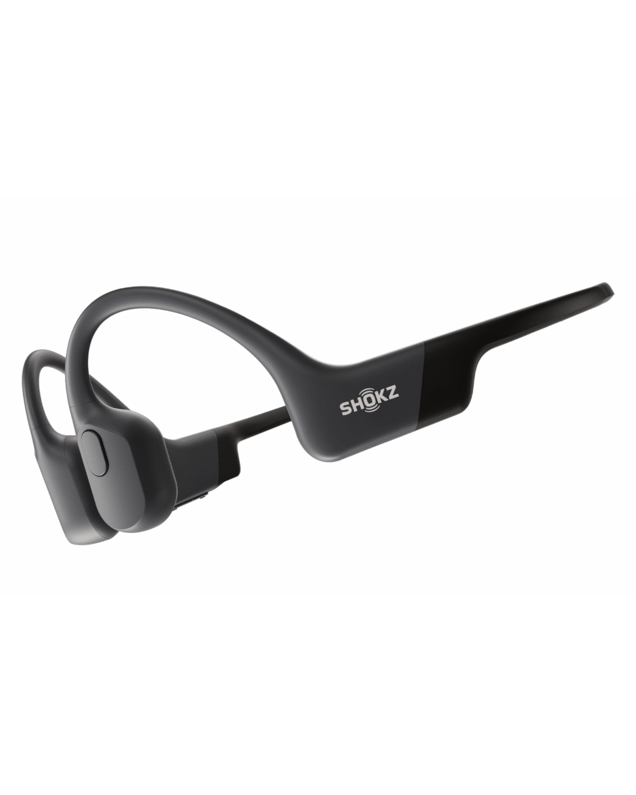 SHOKZ OpenRun Knochenschall Kopfhörer, Open-Ear Sport Bluetooth Kopfhörer mit Noise-Cancelling Mikrofon, IP67 wasserdichte kabellose Ohrhörer zum Laufen, 8 Std Spielzeit, USB-C, mit Sport-Stirnband