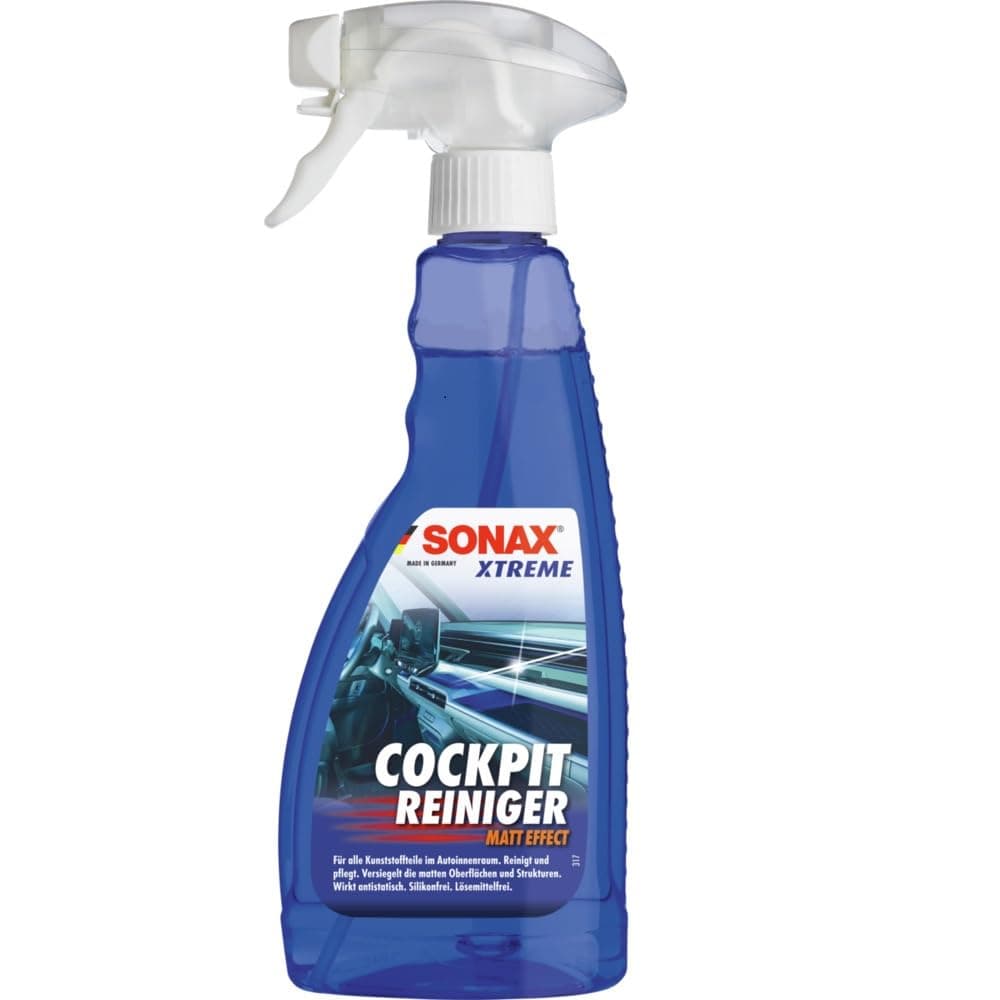 SONAX Xtreme CockpitReiniger Matteffect (500 ml) Reinigung und Pflege für alle Kunststoffoberflächen im Autoinnenraum | Art-Nr. 02832410