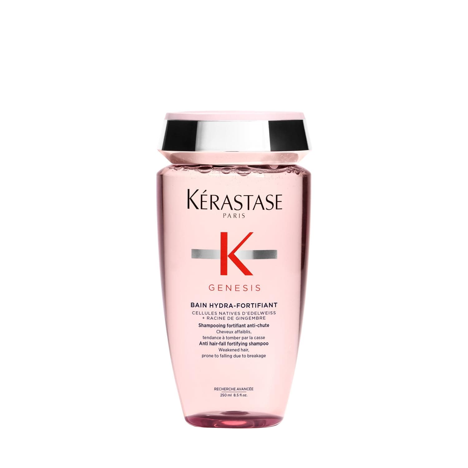 Kérastase, Genesis, Shampoo Professionale Fortificante per Capelli Indeboliti, Capelli Sani e Forti, Con Cellule Native di Stella Alpina e Radice di Zenzero, Bain Hydra-Fortifiant