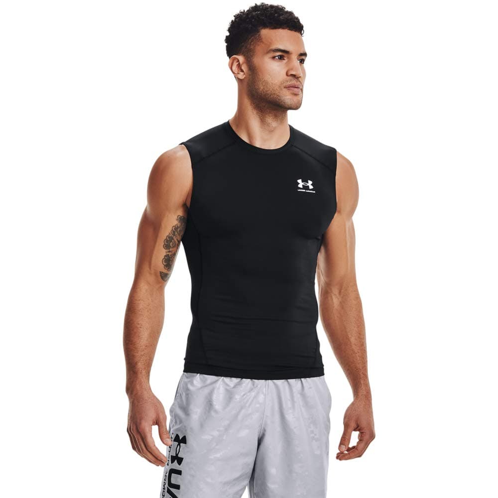 Under Armour Baselayer HG Comp Tanktop Weiß Herren
