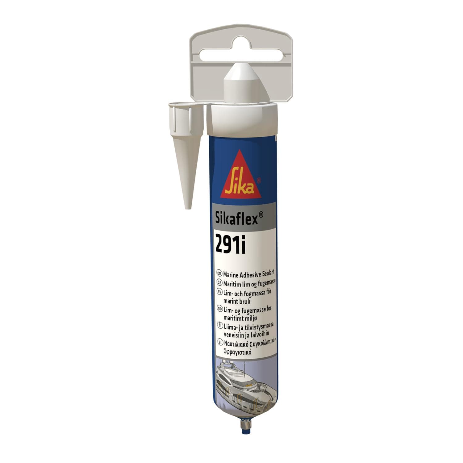 Sika – Dichtstoff – Sikaflex-291i Weiß – ideal für den Marinebereich – hochelastisch und überlackierbar – geruchsarm – 70 ml