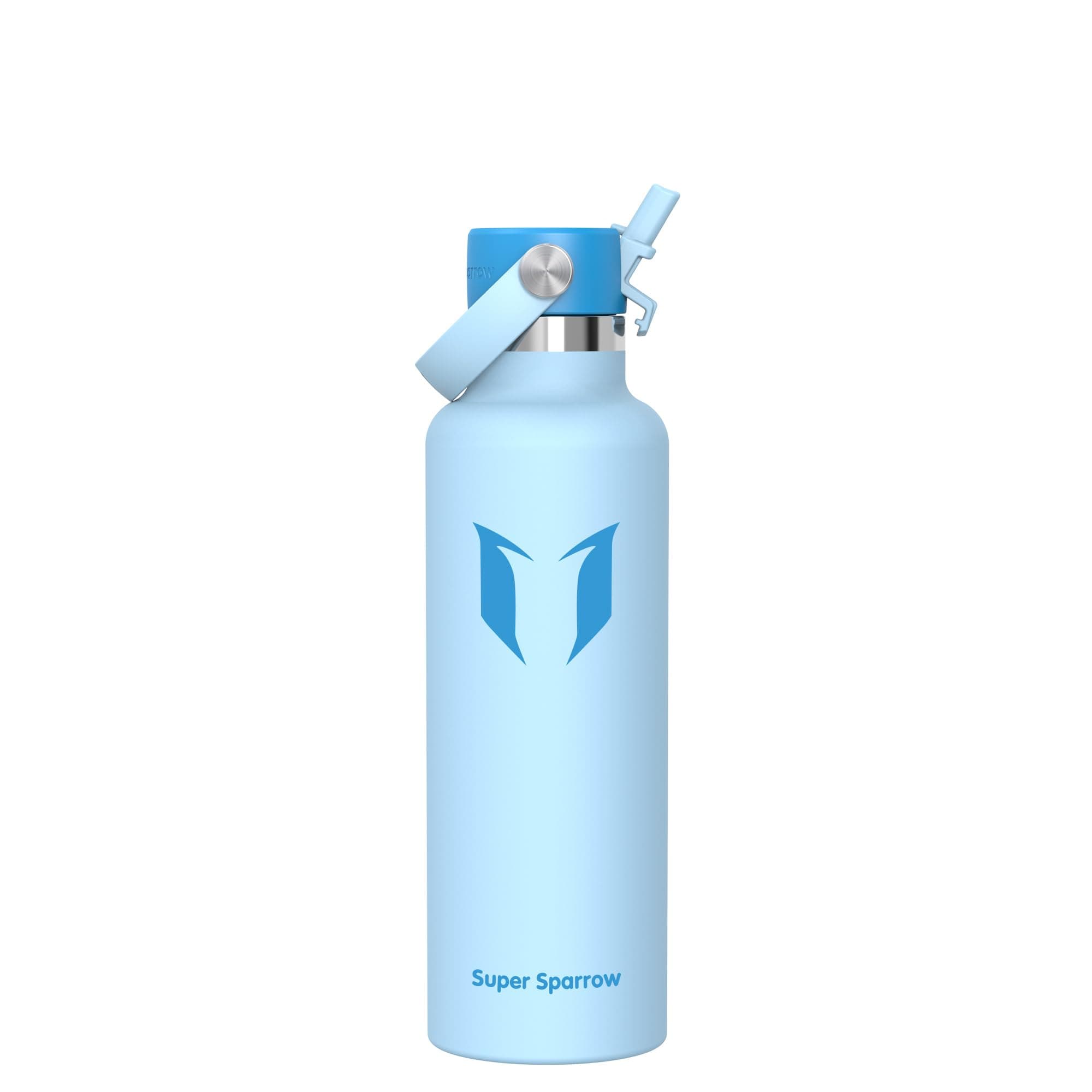 Super Sparrow Botella Agua Acero Inoxidable - Botella Termica - 350ml, 500ml, 750ml, 1L, 1.2L - Termo Sin BPA, Botella Agua Niños, para Deporte, Viaje, Escuela, Exterior, Oficina, Hogar