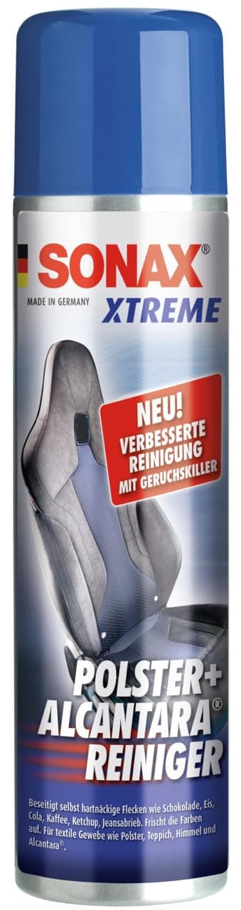 SONAX XTREME Polster+AlcantaraReiniger (400 ml) Polsterreiniger reinigt gründlich & schonend alle Textilien im Innenraum | Art-Nr. 02063000