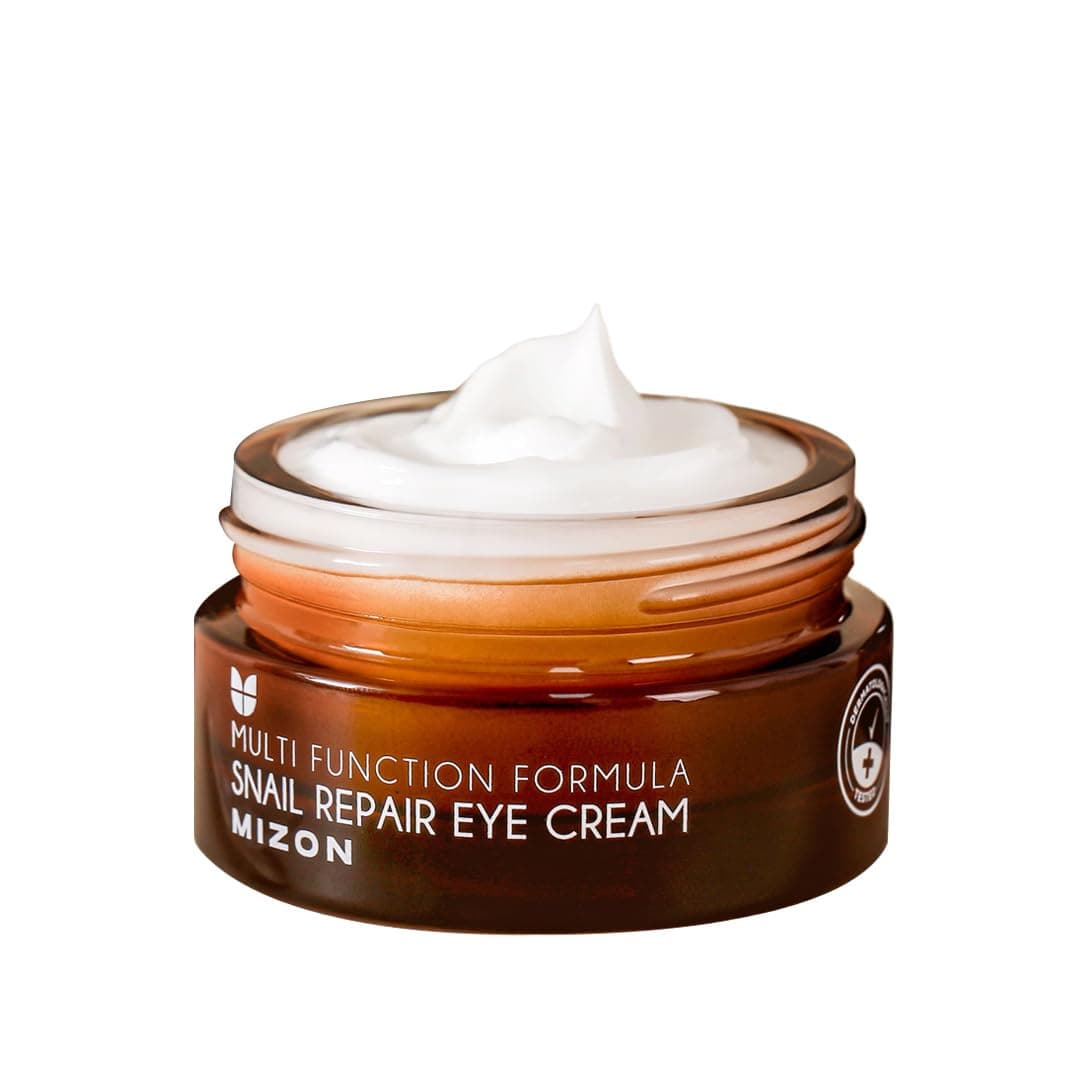 [MIZON] SNAIL REPAIR EYE CREAM (25ml) Cura coreana - Crema contorno occhi rigenerante - Anti-invecchiamento & correttore - Brillante e compattezza - Estratto di bava di lumaca