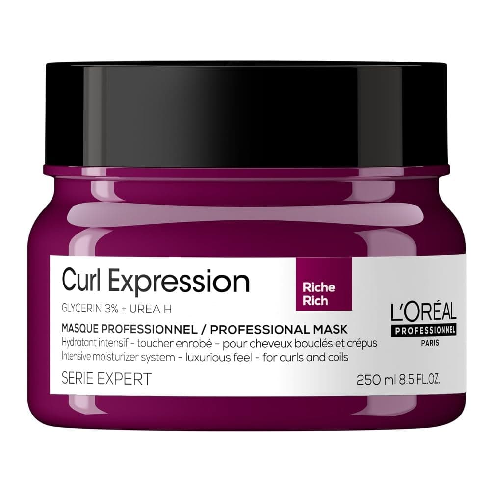 L'OREAL PROFESSIONNEL - Curl Expression pour Cheveux Frisés à Crépus - Hydrate Deux Fois Plus & Prépare le Démêlage des Cheveux Bouclés & Crépus - Sensation de Légèreté