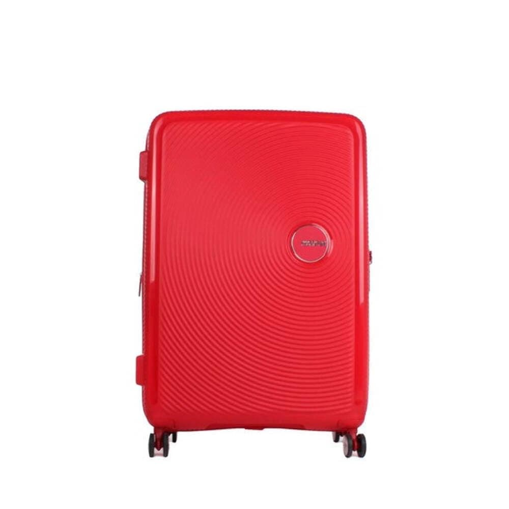 American Tourister Soundbox - Trolley M Espandibile Valigia, 67 cm, 71.5/81 L, Rosso (Coral Red)