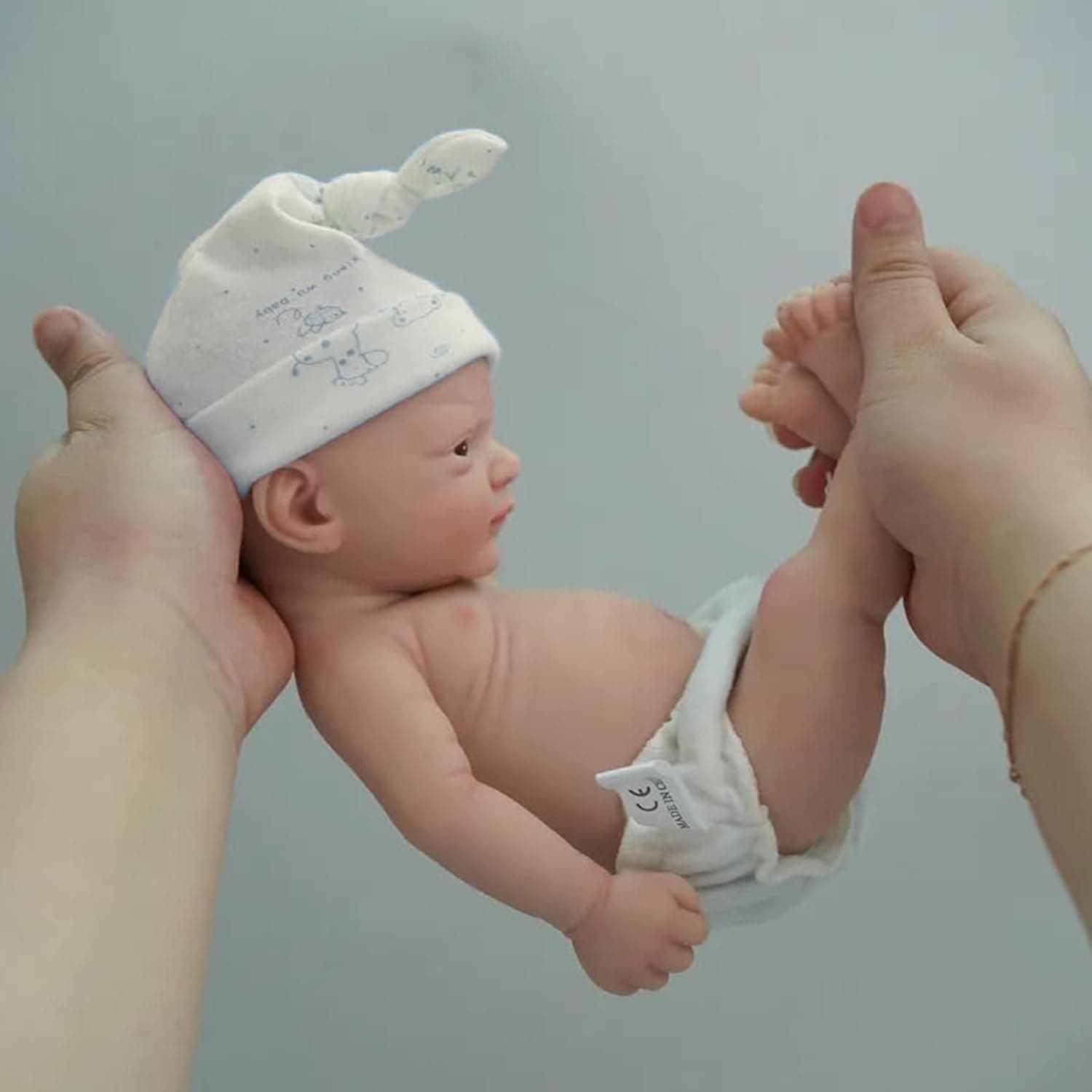 MYREBABY - Muñeca de Silicona de Cuerpo Completo con micropreemie de 30,5 cm, para niños, John Lifelike Reborn Doll Surprice para niños antiestrés
