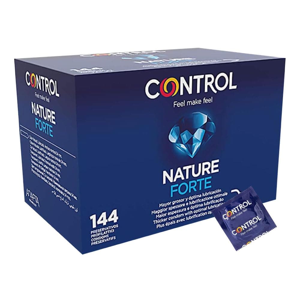 Control Nature Forte Preservativi Extra Resistenti in Gomma - 144 Profilattici