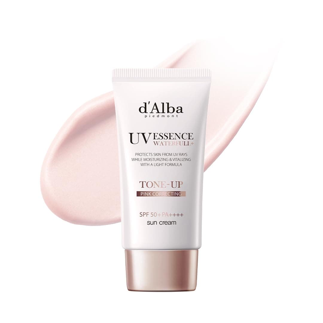 d'alba Loción Solar Tonificante Waterfull SPF50+PA++++ de Trufa Blanca italiana, Crema Solar Teñida con Filtros UV Veganos, Loción Solar Brillante e iluminadora, Skincare Coreano