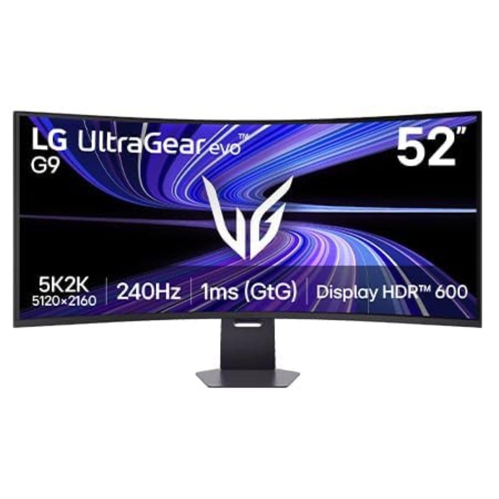 LG Ultragear™ 52G930B-B 52 Zoll 21:9 Curved 5K2K VA Gaming Monitor, 240Hz, DisplayHDR™ 600, AMD FreeSync Premium, USB-C (90W), Schwarz