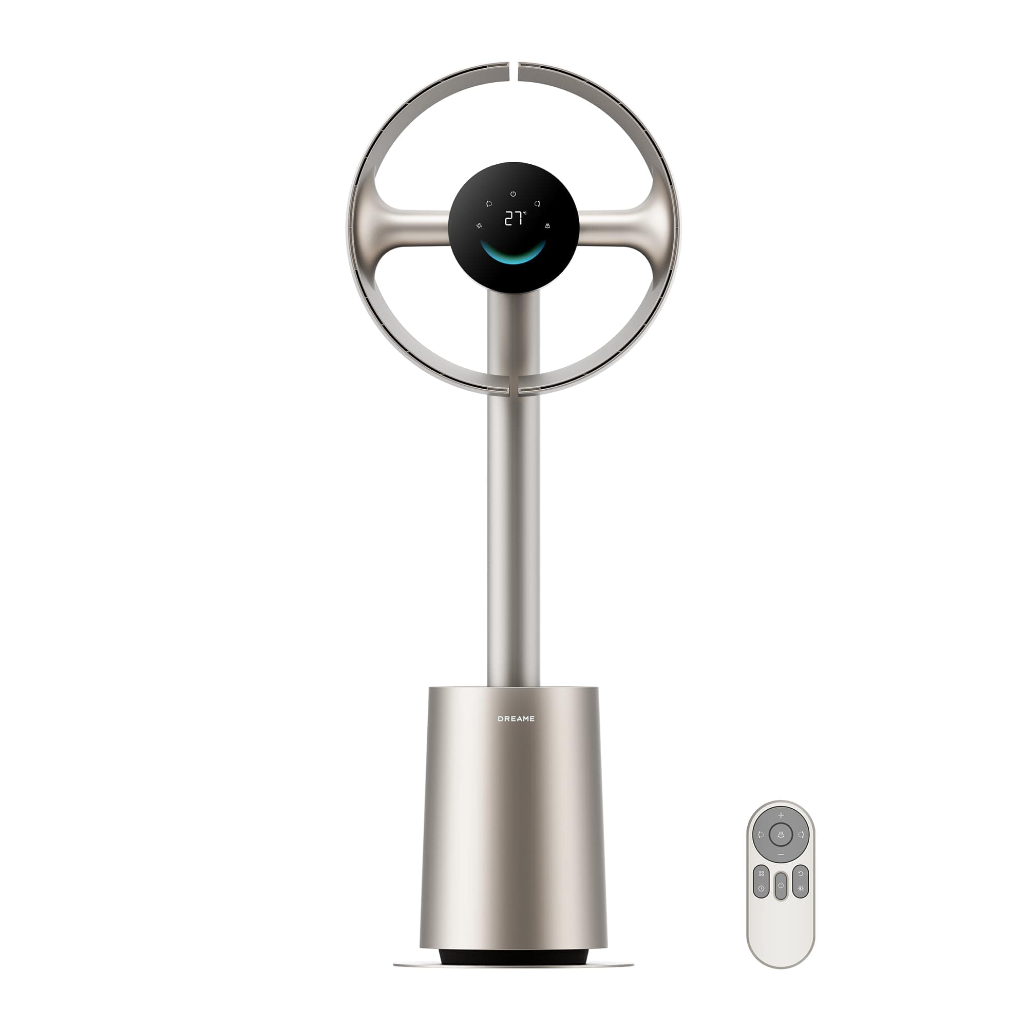 dreame MF10 Ventilateur sans pales, débit d’air spatial 270° pour circulation d’air dans toute la pièce, débit d’air adaptatif à la température, ventilation intelligente, filtre lavable