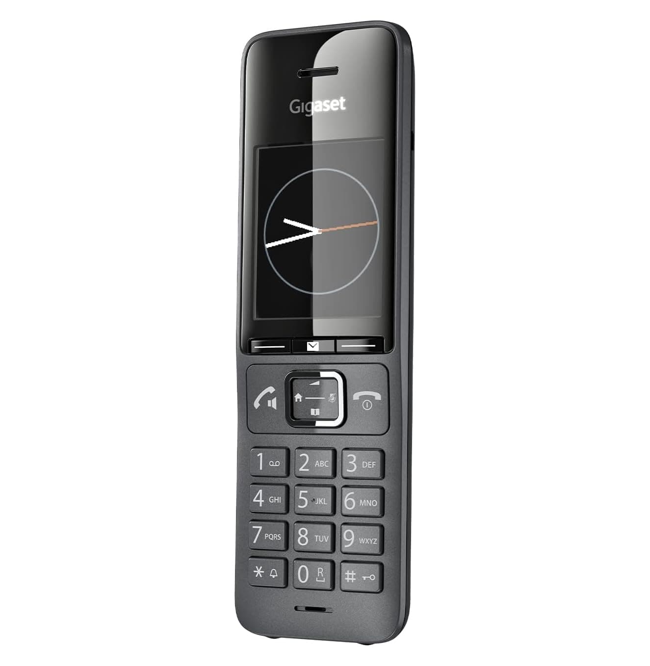 Gigaset COMFORT 520HX - Telefono Portatile Aggiuntivo - Qualità Audio - Vivavoce, Nero Titanio [Compatibile in IT, DE, FR, NL, AUT, CHE] [Senza Base]