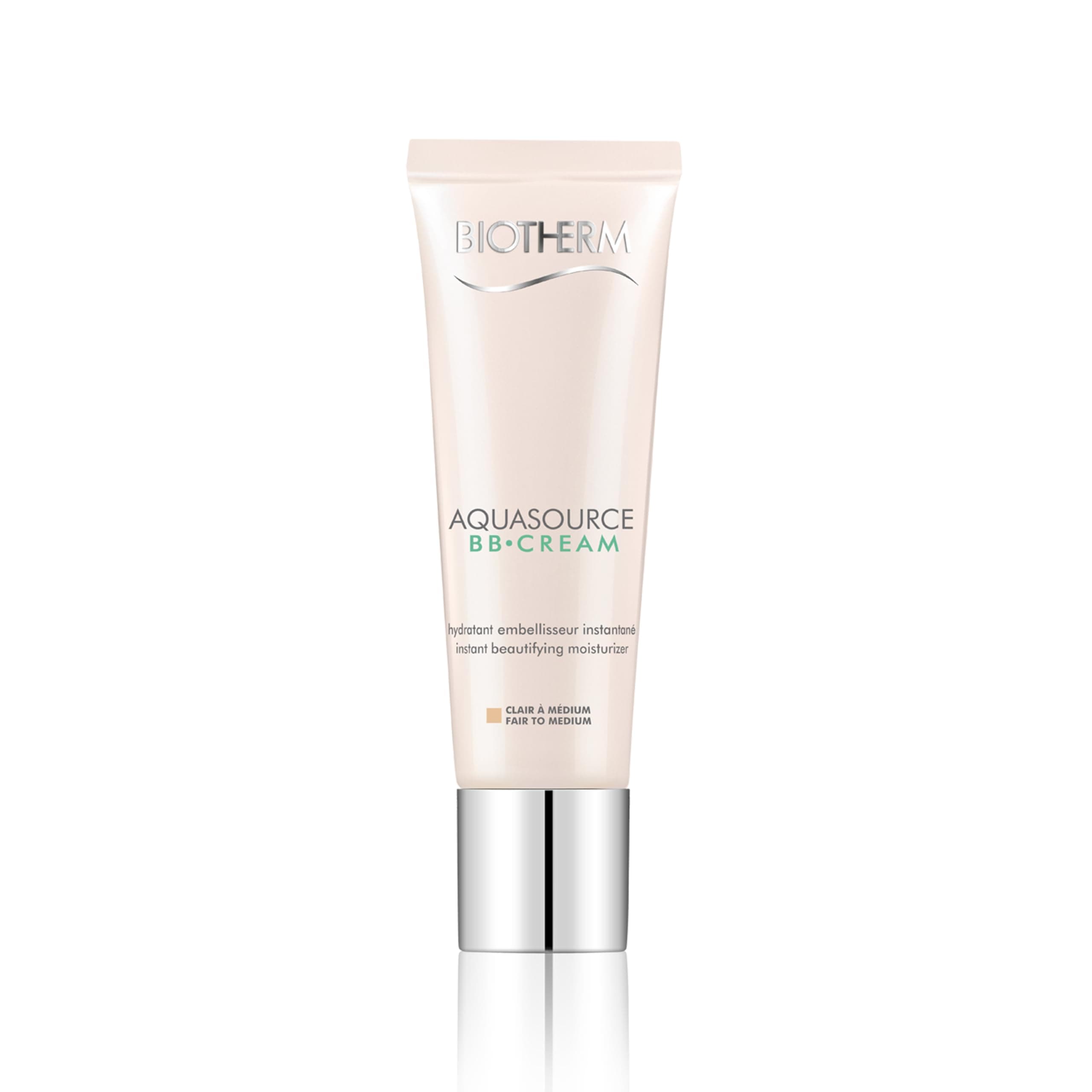 Biotherm Aquasource BB Cream Medium, getönte Tagescreme mit Life Plankton, pflegende Creme mit feuchtigkeitsspendender Wirkung und LSF15, für den optimalen Teint, 30 ml
