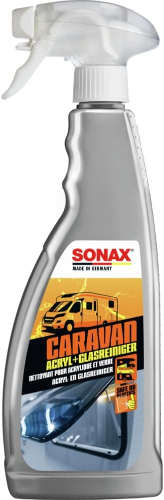 SONAX CARAVAN Acryl+GlasReiniger (750 ml) schonend streifenfreie Sauberkeit für Glas, Fenster aus Acryl & Touchscreen-Displays | Art-Nr. 07384000