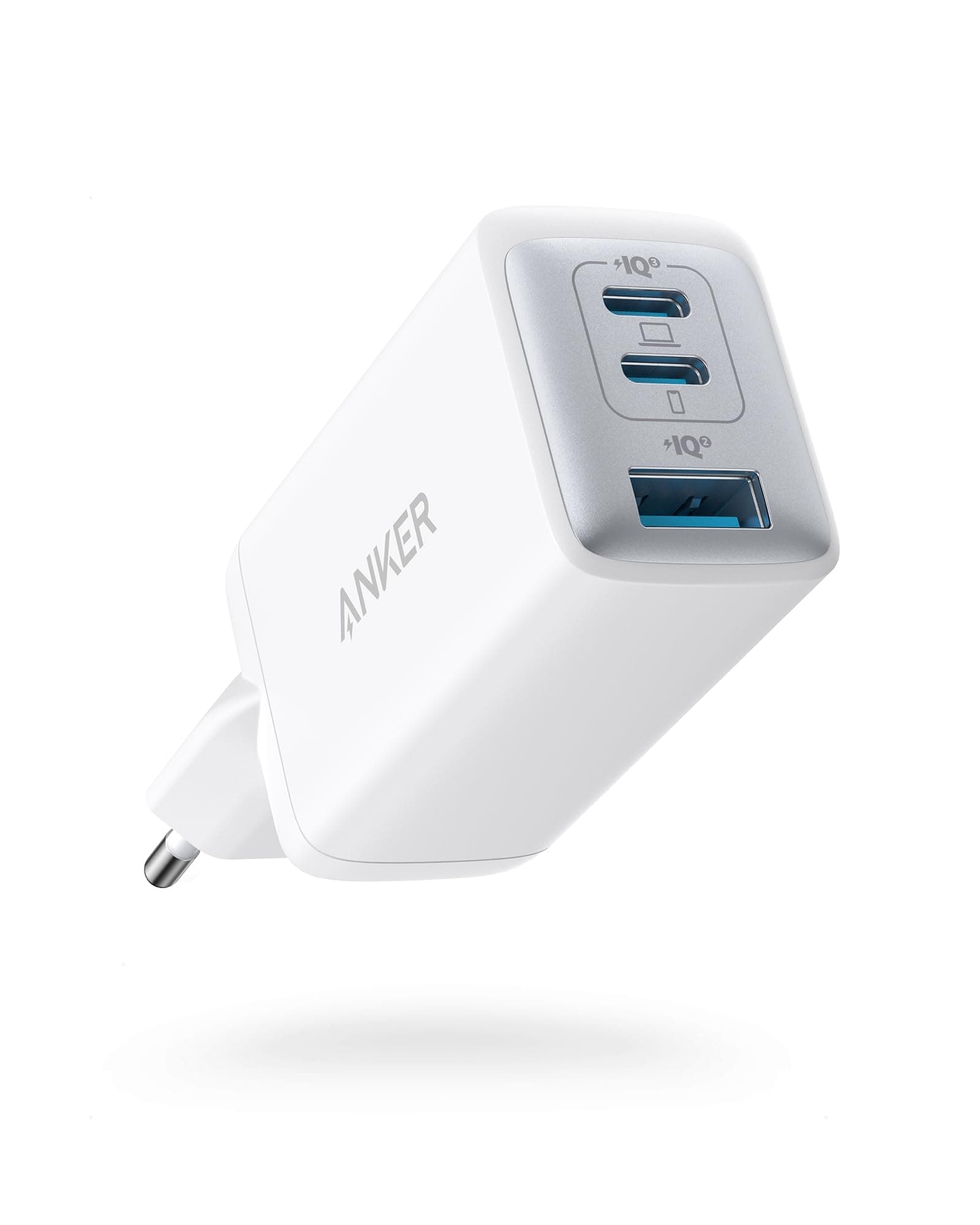 Anker Nano 65W USB C Ladegerät, 3-Port PPS Schnellladegerät, iPad Ladegerät, Kompaktes Netzteil für MacBook Pro, iPad Pro, Galaxy S20, Dell XPS 13, Note 20, iPhone 17/16/15 Series,Pixel