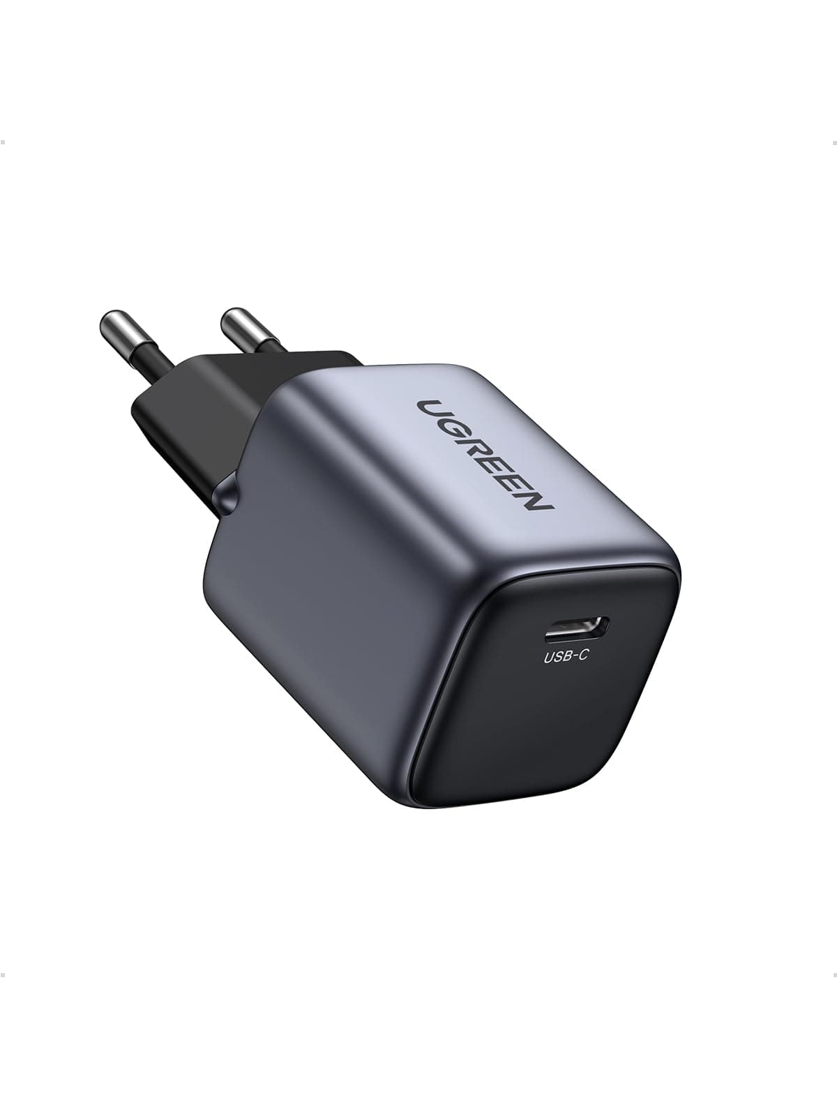 UGREEN Nexode 30W Chargeur USB C Rapide iPhone GaN Prise Secteur Compatible avec iPhone 17 Pro Max Air 16 15 14 13 12 Plus Pixel 9 8 Pro 7a Galaxy S25 S24 S23 S22 A56 A16 A06 iPad MacBook Air (Gris)