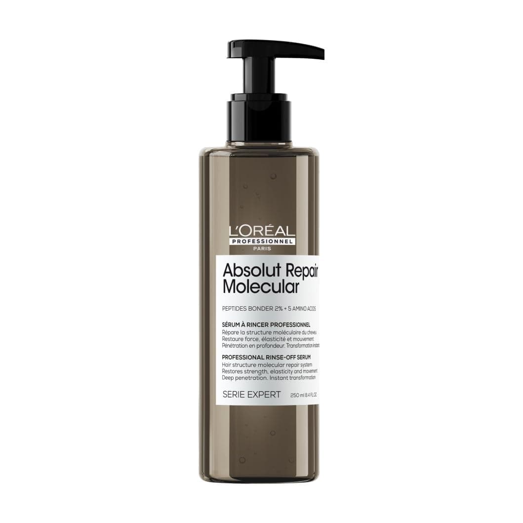 L'Oréal Professionnel Serum für strukturgeschädigtes Haar, Zur molekularen Tiefenreparatur, Mit 2% Peptidbondern und 5 Aminosäuren, Serie Expert, Absolut Repair Molecular Rinse-Off Serum