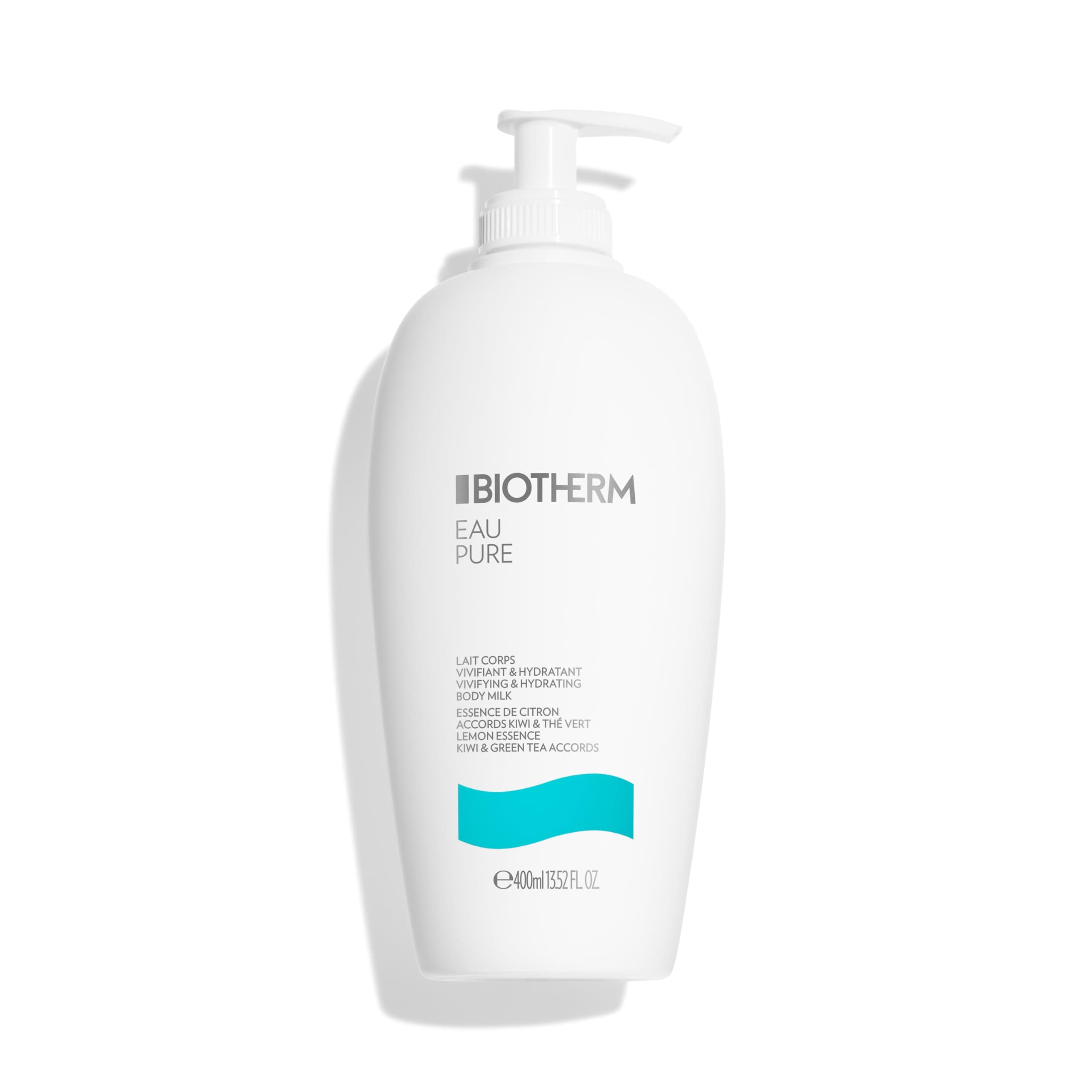 Biotherm Bodylotion Eau Pure, Körperlotion für intensive Feuchtigkeit und Hautschutz, Körperpflege mit Sheabutter für raue und trockene Haut, 400 ml