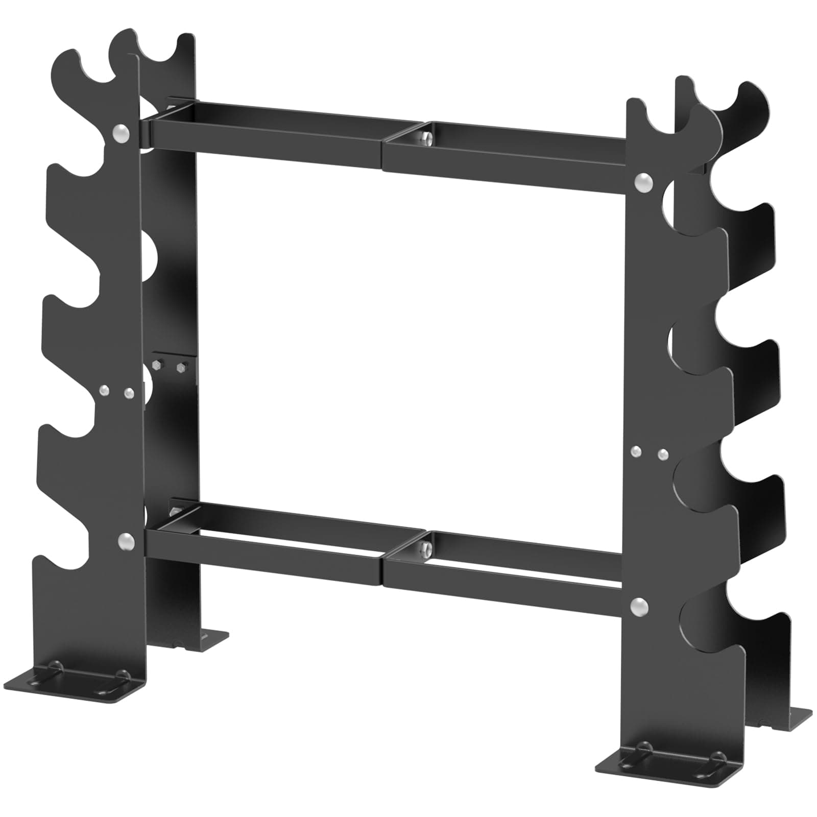 RELIFE REBUILD YOUR LIFE Soporte para pesas Estante para Mancuernas Dumbbell Rack Stand Estante de Pesas Multicapa Dumbbell Rack Stand Organizador Gimnasio