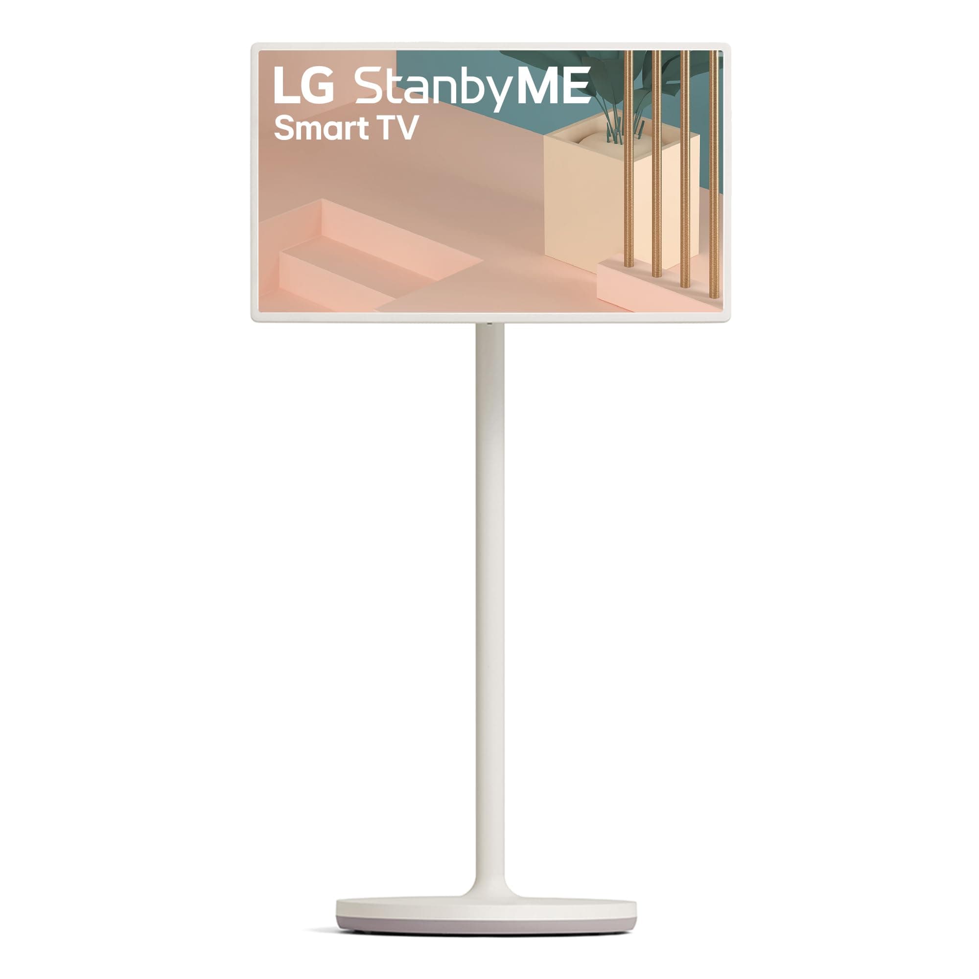 LG 27ART10AKPL - Smart Monitor, StanbyMe, Portátil (Monitor/Smart TV), 27″, 1920×1080, FHD, LED (16:9), webOS6.0, Brillo Ajustable, Mando Incluido, Beige