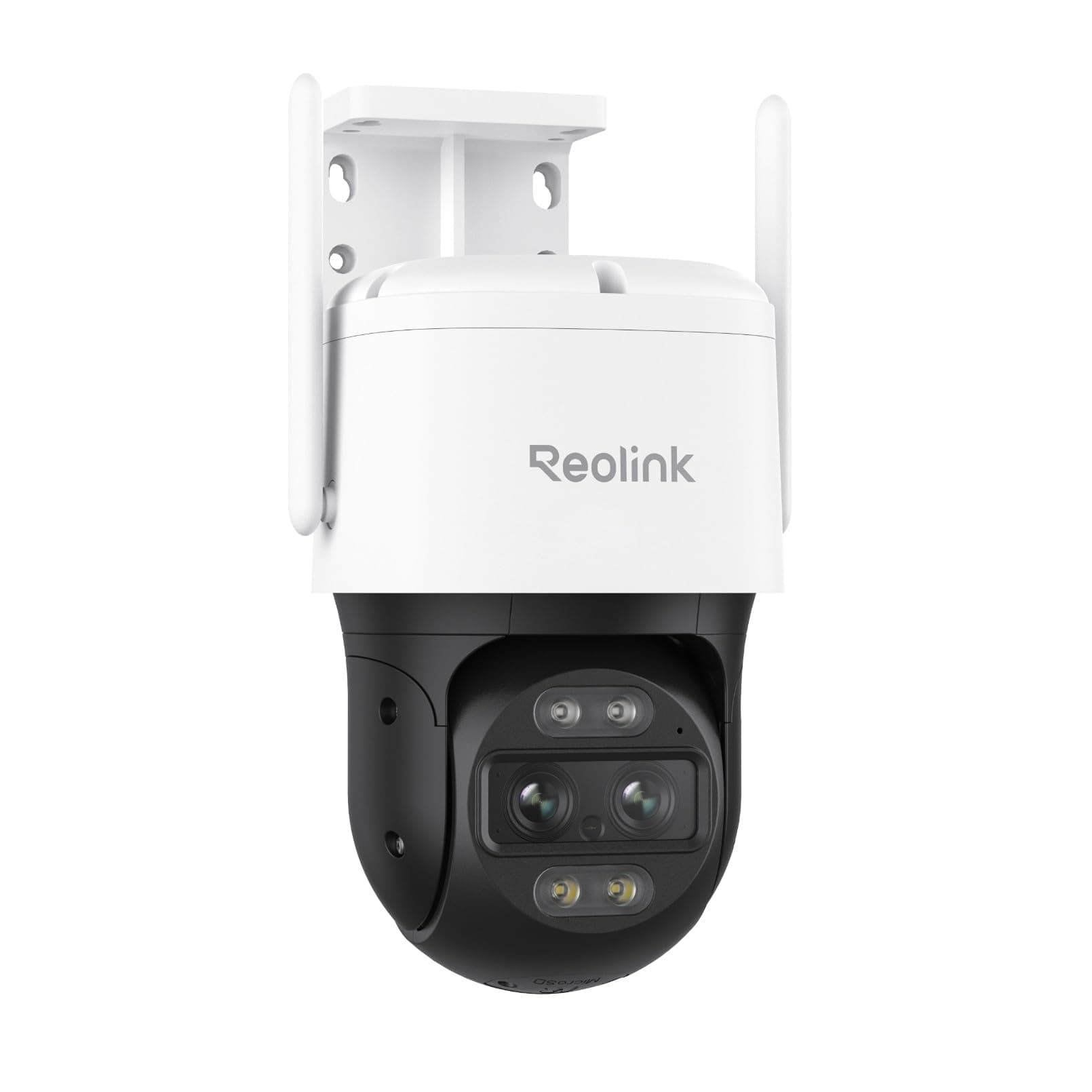 Reolink 4K PTZ Camara Vigilancia WiFi Exterior con Doble Lente, Visión de 360°, Seguimiento Automático, Detección de Personas/Vehículos/Animales, Zoom 6X, Visión Nocturna en Color, TrackMix WiFi