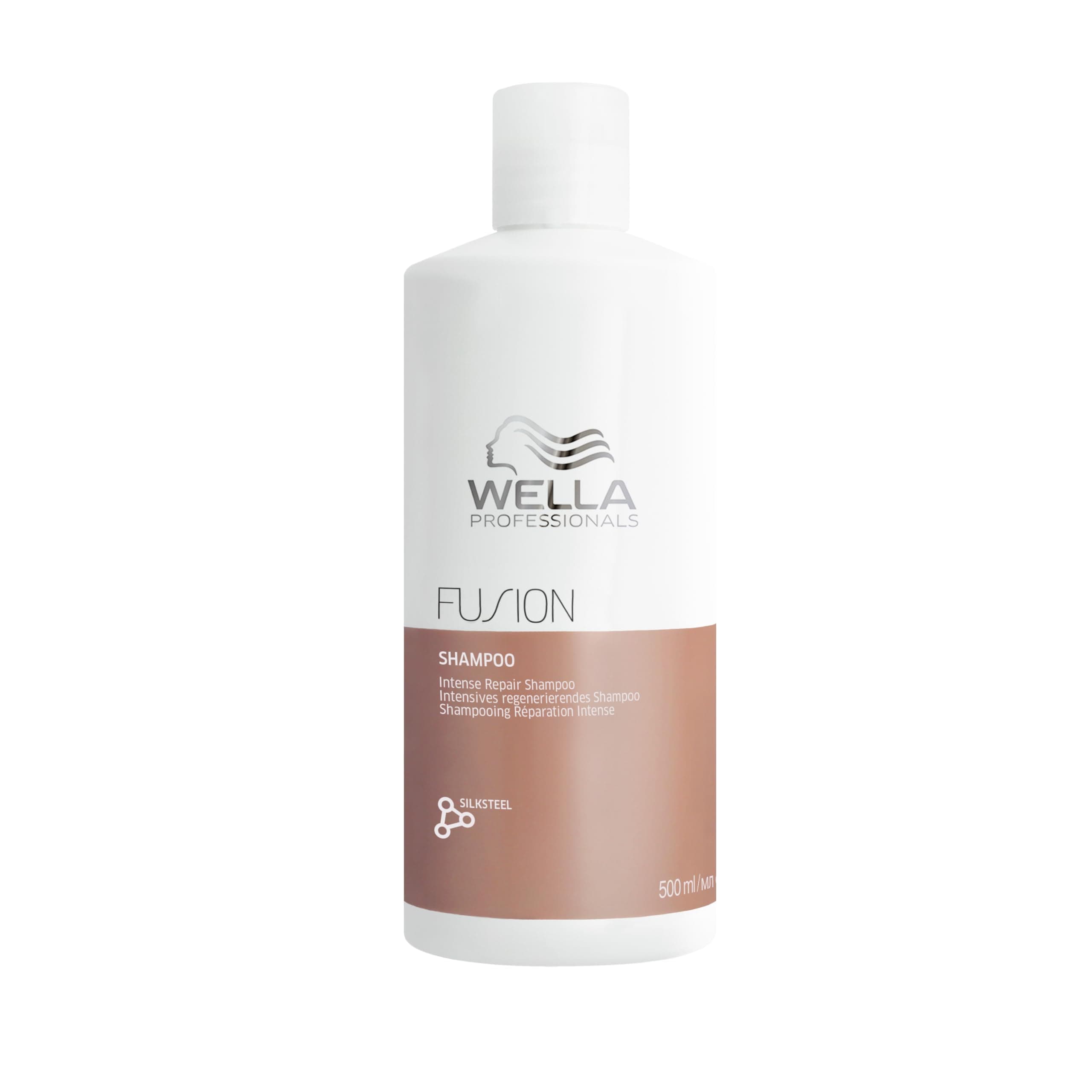 Wella Professionals FUSION Shampoing Réparation Intense - Apporte Brillance et Prévient la Casse - Pour Cheveux Secs et Abîmés