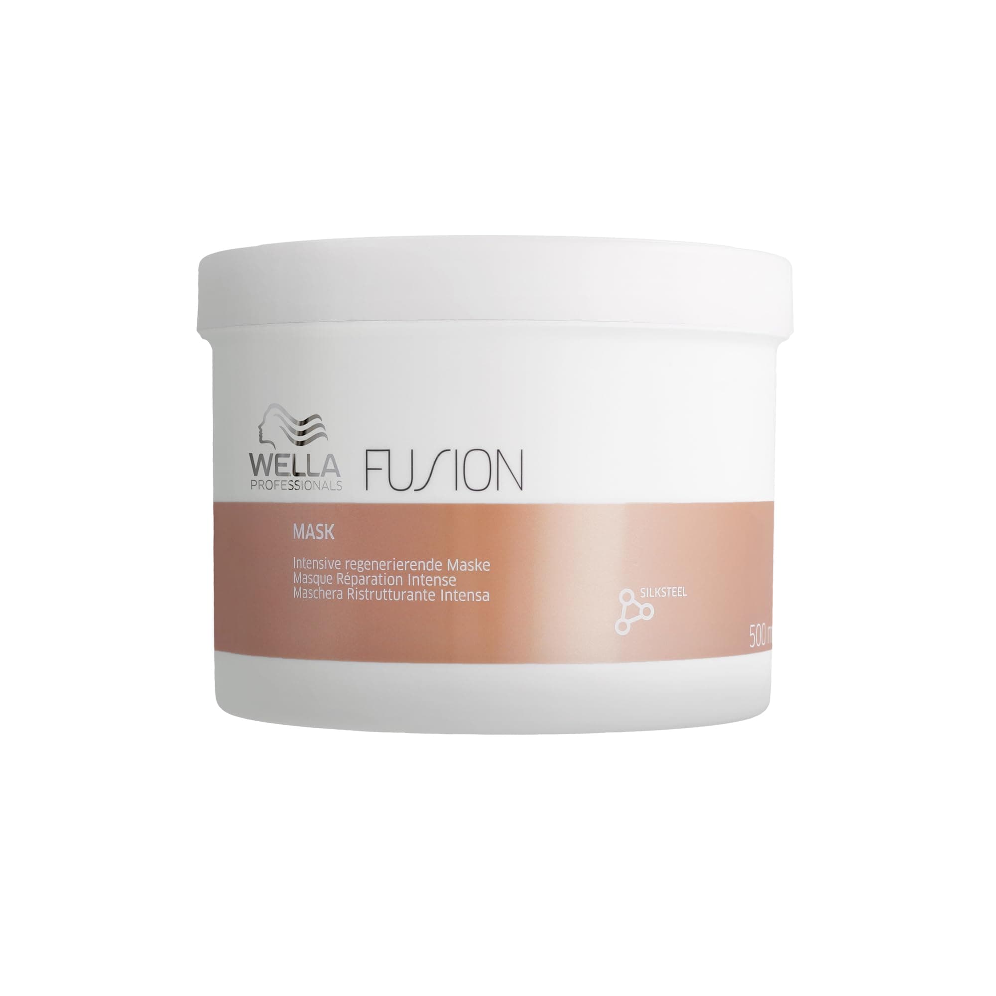Wella Professionals Fusion Intense Repair Mask – tiefenreparierende Haarmaske mit Aminosäuren – intensive Haarpflege für kaputtes Haar – glättende Haarkur gegen Haarbruch
