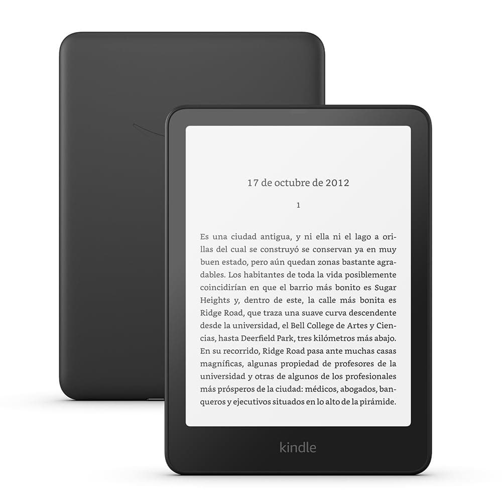 Amazon Kindle Paperwhite (última generación) | Nuestro Kindle más rápido, con una nueva pantalla sin reflejos y semanas de batería | 16 GB | Con publicidad | Negro