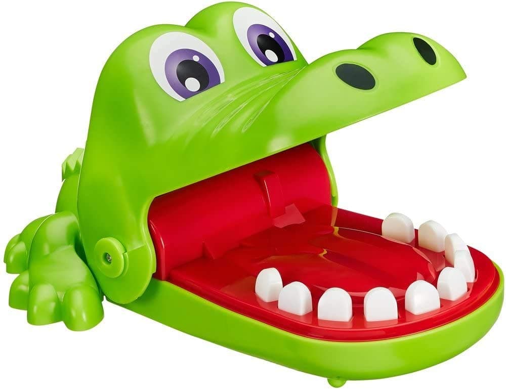 Hasbro Gaming, Cocco Dentista, Gioco da Tavolo per Bambini e Bambine dai 3 Anni in su, Estrai i Denti del Coccodrillo Ma Non Farti Mordere, 2 o più Giocatori